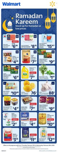 WALMART flyer - Ramadan Kareem
