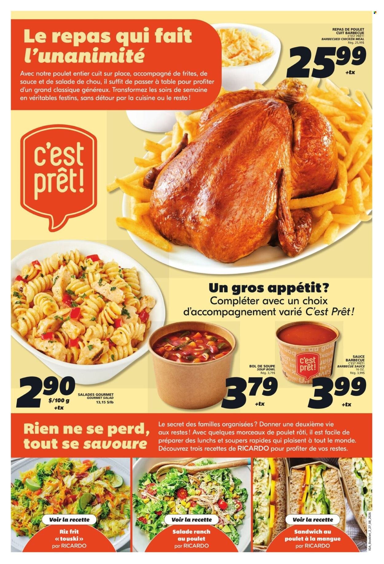 IGA flyer - Ready To Eat