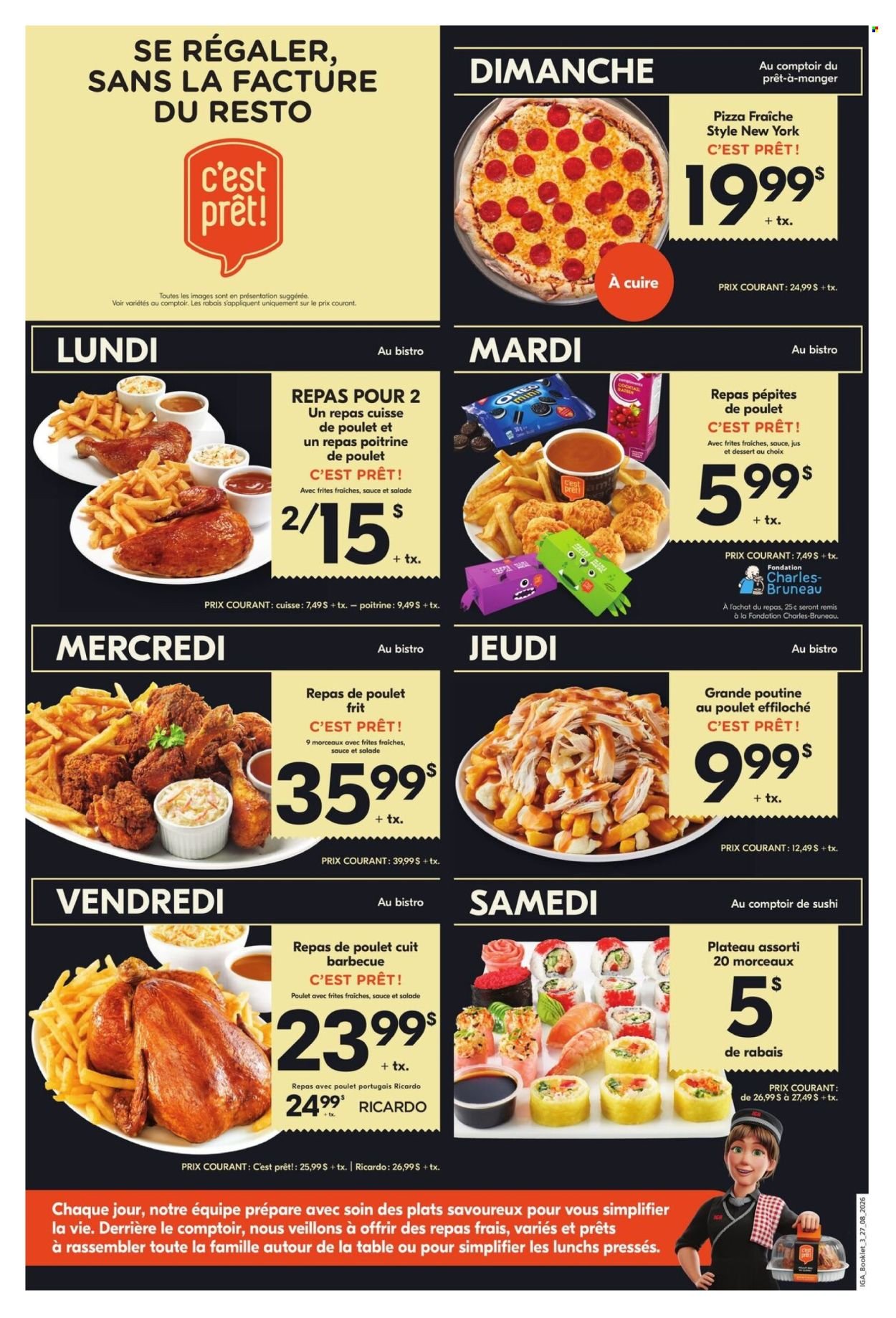 IGA flyer - Ready To Eat