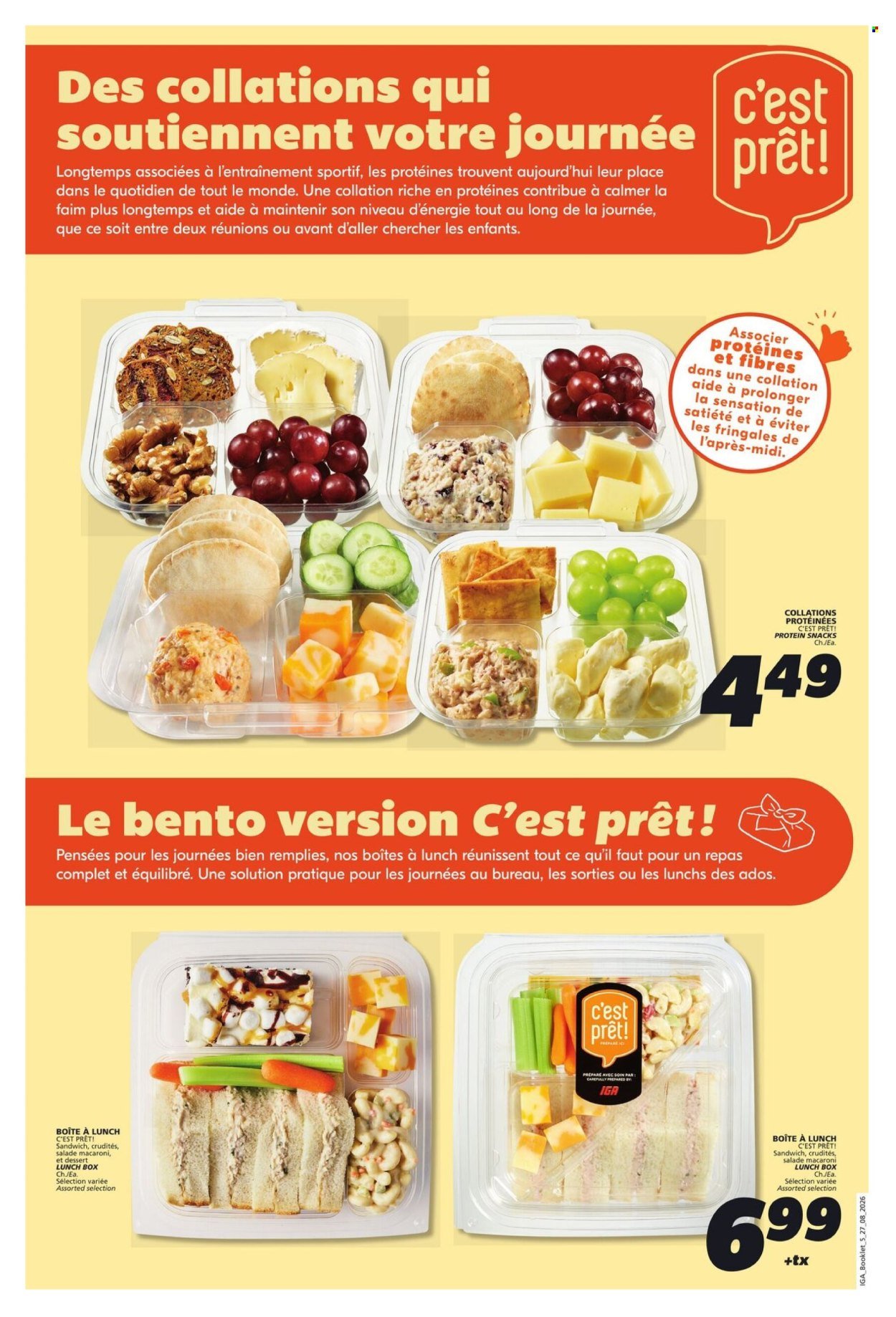 IGA flyer - Ready To Eat