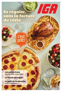 IGA flyer - Ready To Eat