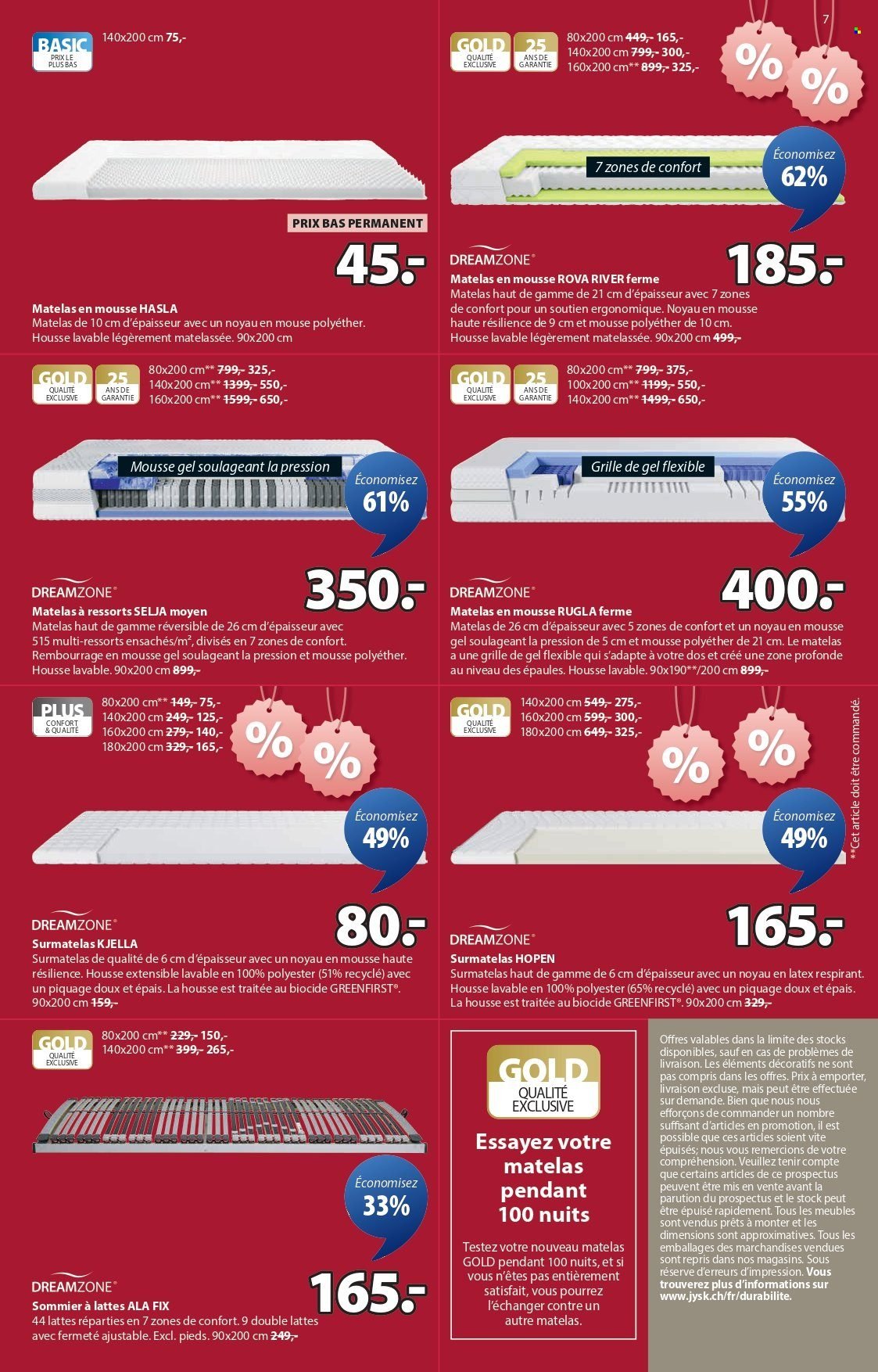 JYSK Prospekt - Offres exceptionnelles (2026-01-20 - 2026-02-02) | 7