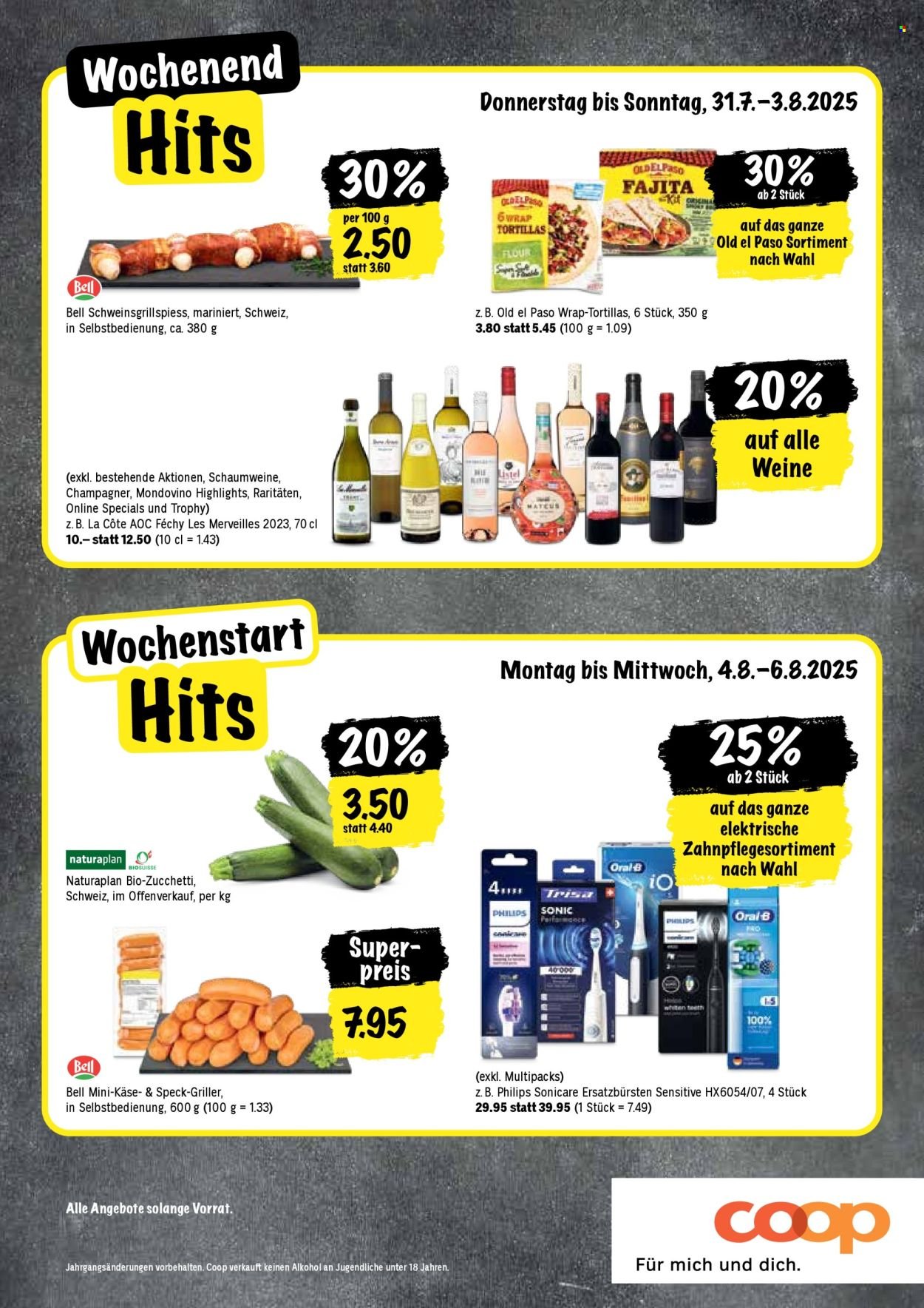 COOP Prospekt - Coop Aktionen (2025-07-31 - 2025-08-06)