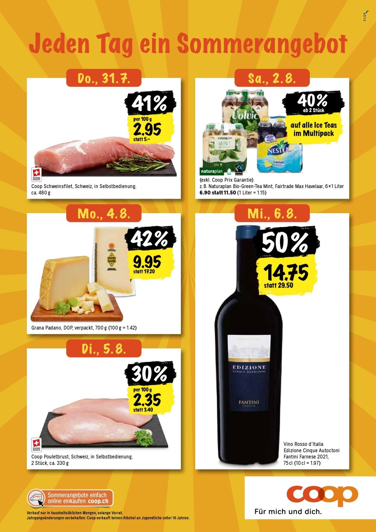 COOP Prospekt - Coop Aktionen (2025-07-31 - 2025-08-06)