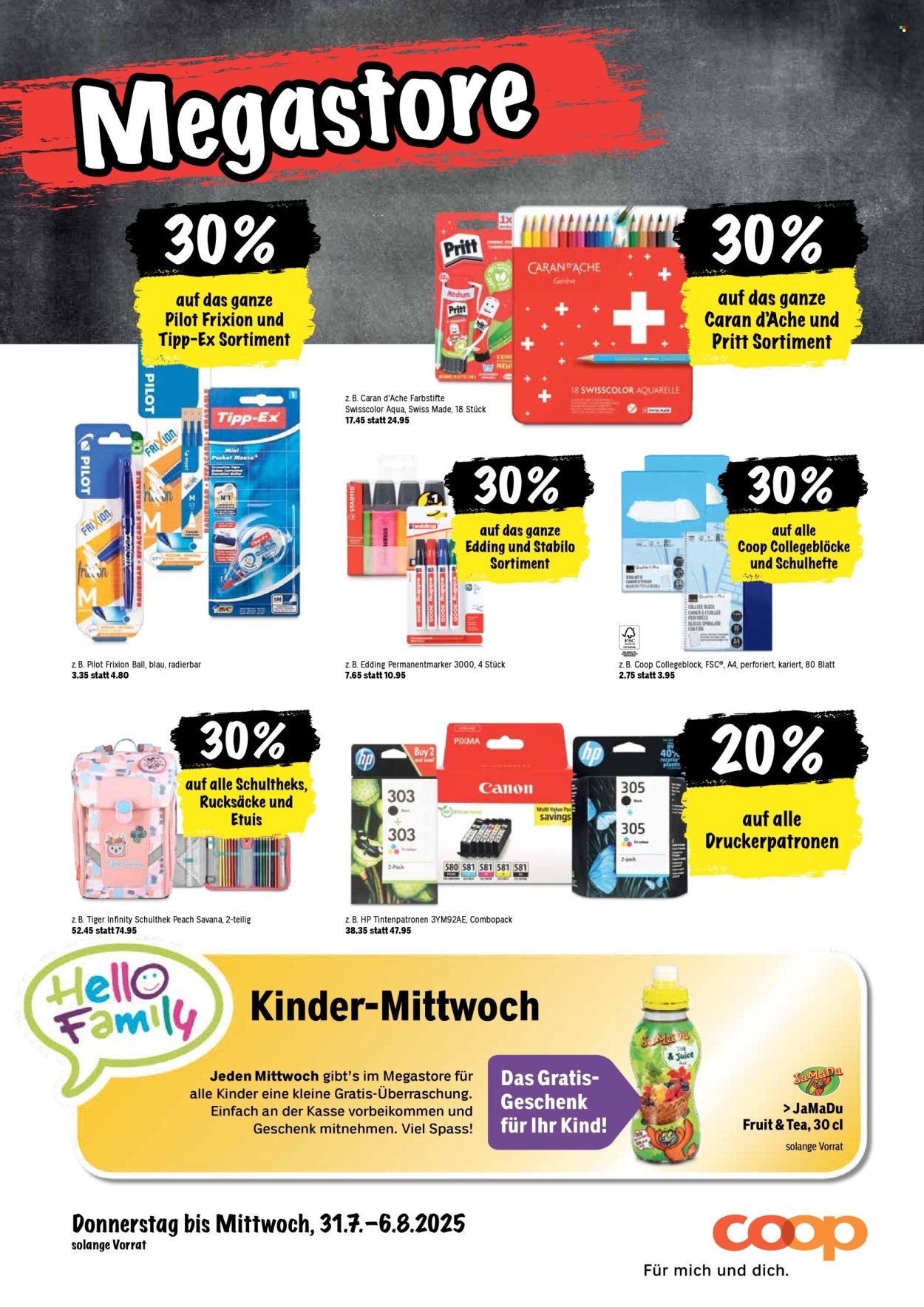 COOP Prospekt - Coop Aktionen (2025-07-31 - 2025-08-06)