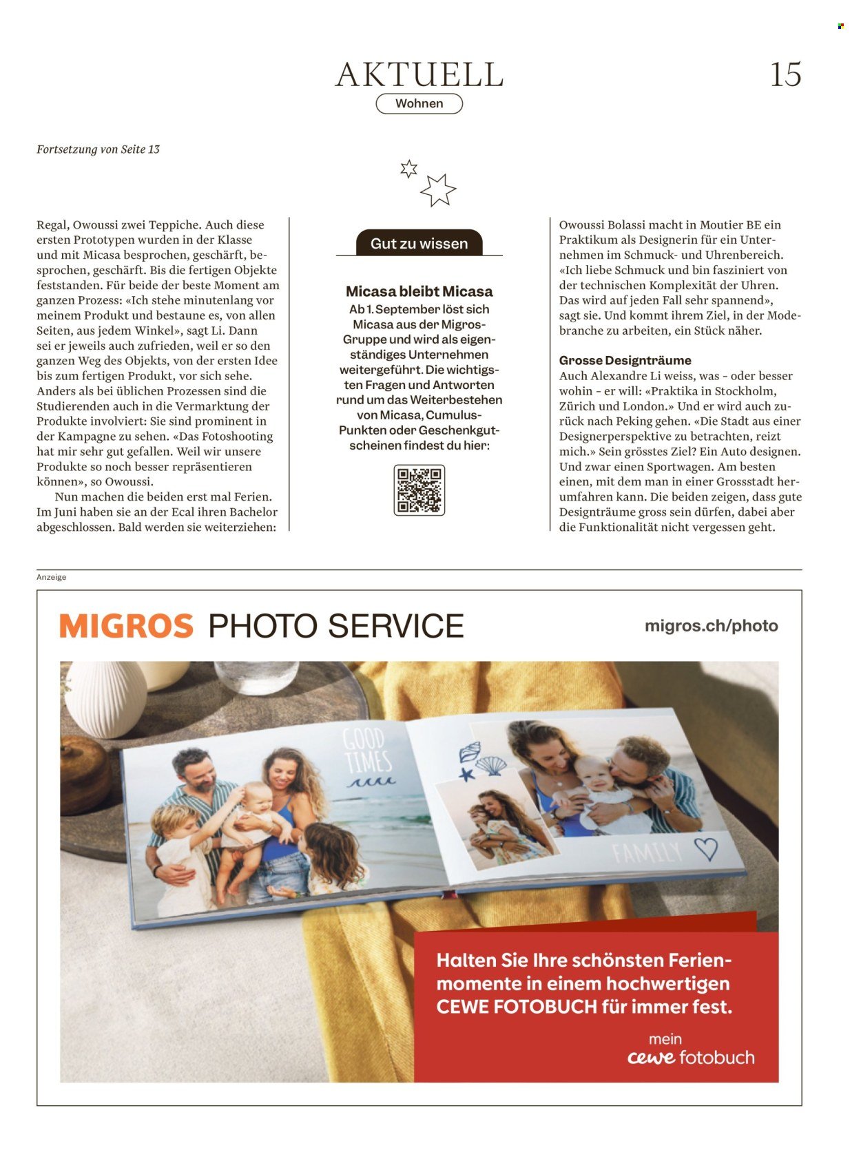 MIGROS Prospekt - Vom 26.8.2025 (2025-08-26 - 2025-09-01)