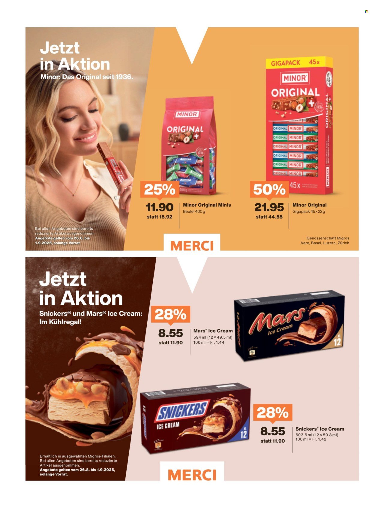 MIGROS Prospekt - Vom 26.8.2025 (2025-08-26 - 2025-09-01)