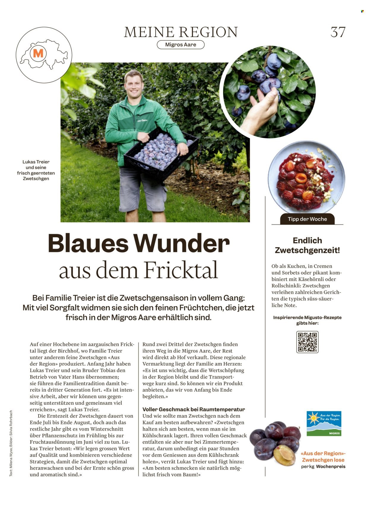 MIGROS Prospekt - Vom 26.8.2025 (2025-08-26 - 2025-09-01)