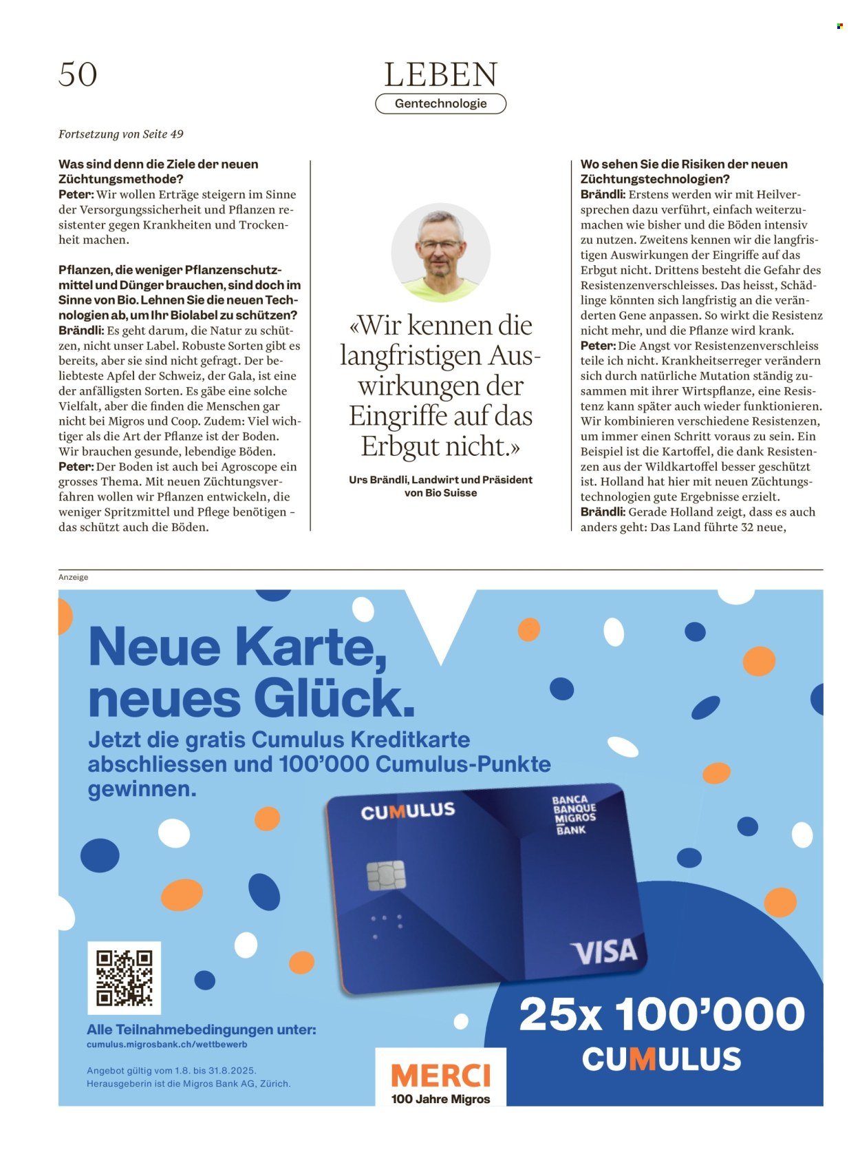 MIGROS Prospekt - Vom 26.8.2025 (2025-08-26 - 2025-09-01)
