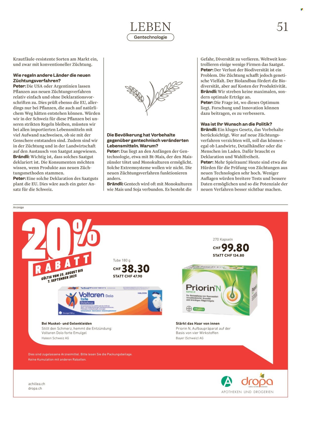 MIGROS Prospekt - Vom 26.8.2025 (2025-08-26 - 2025-09-01)