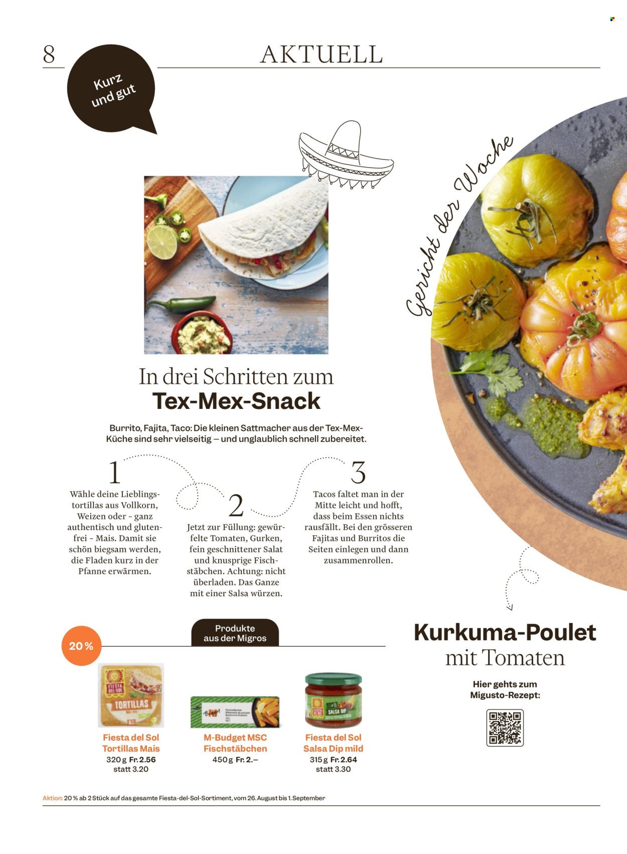 MIGROS Prospekt - Vom 26.8.2025 (2025-08-26 - 2025-09-01)