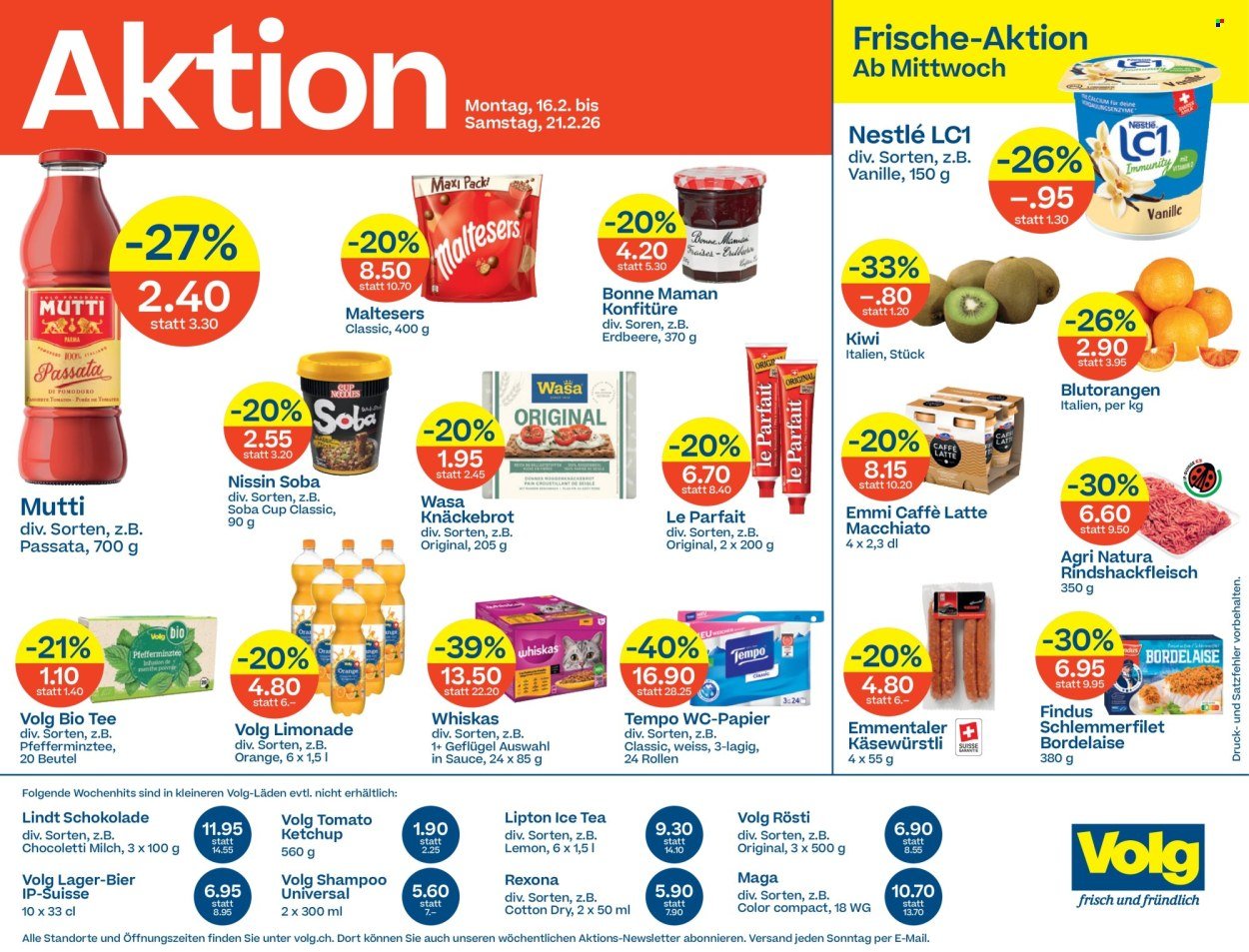 VOLG Prospekt - Vom 16.2.2026 (2026-02-16 - 2026-02-21)