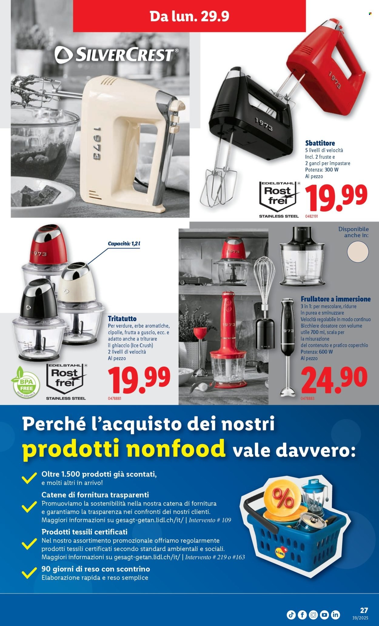 LIDL Prospekt - S 39 (2025-09-25 - 2025-10-01)
