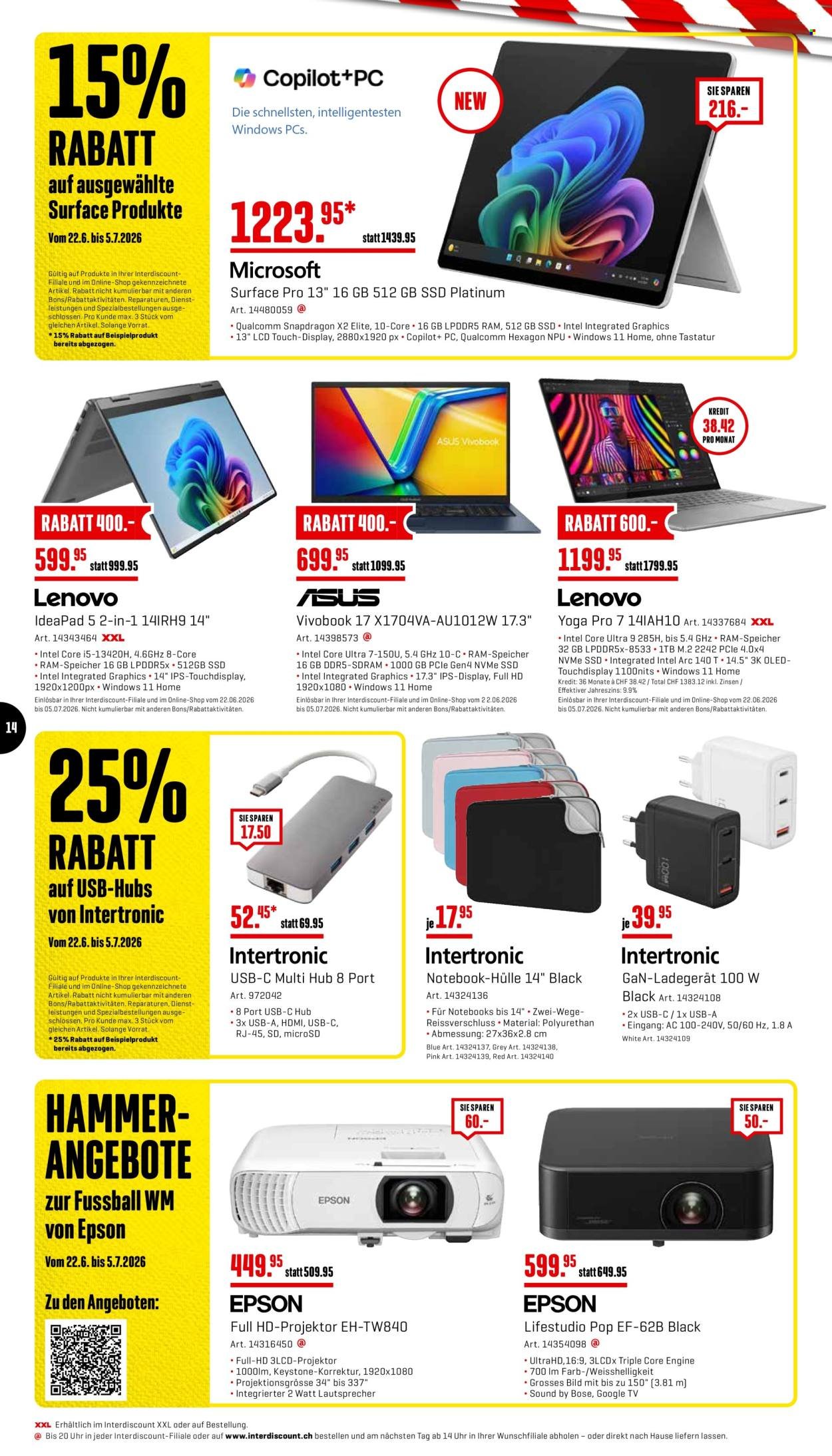 INTERDISCOUNT Prospekt - Vom 22.6.2026