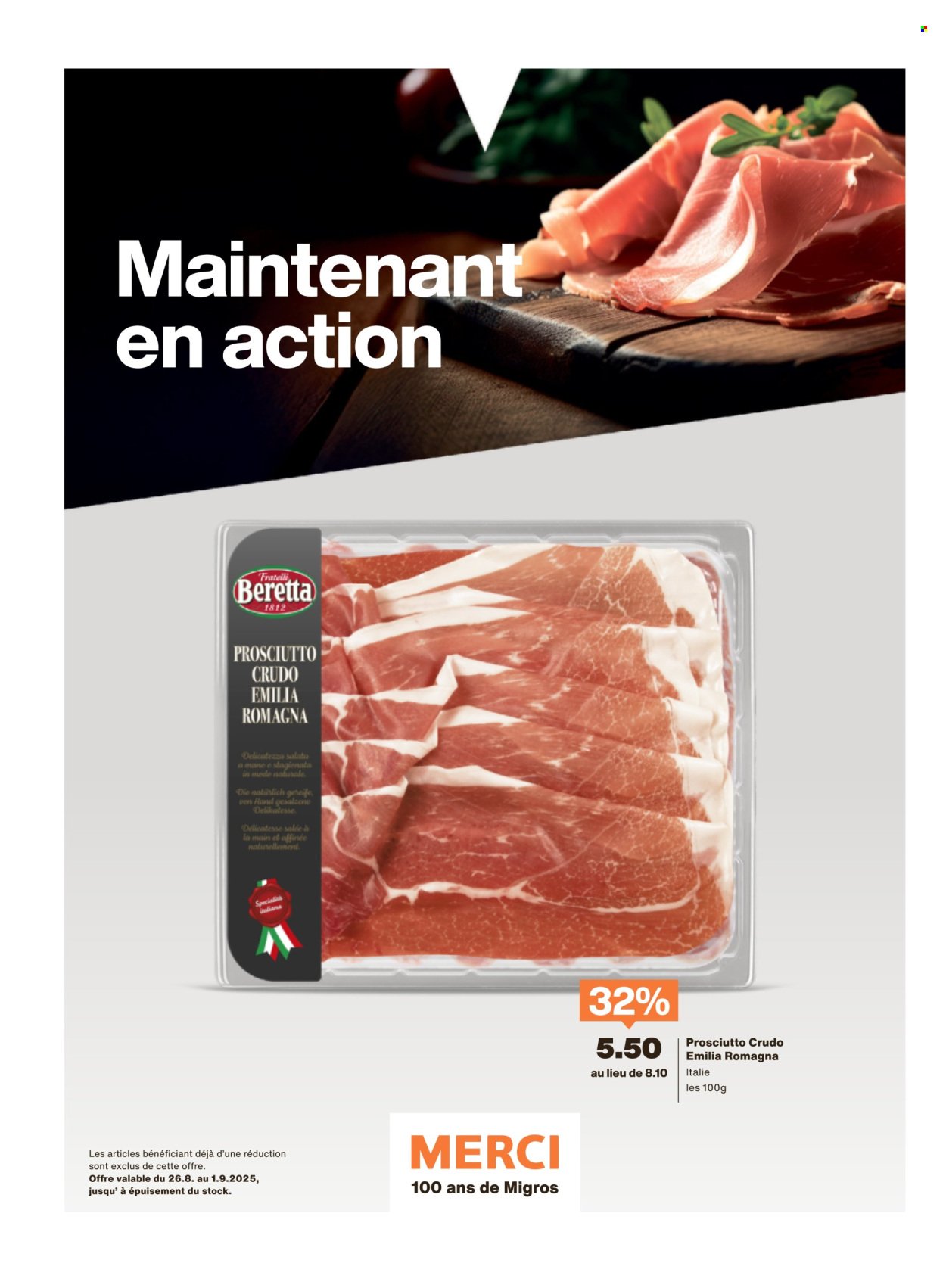 MIGROS Prospekt - Vom 26.8.2025 (2025-08-26 - 2025-09-01)