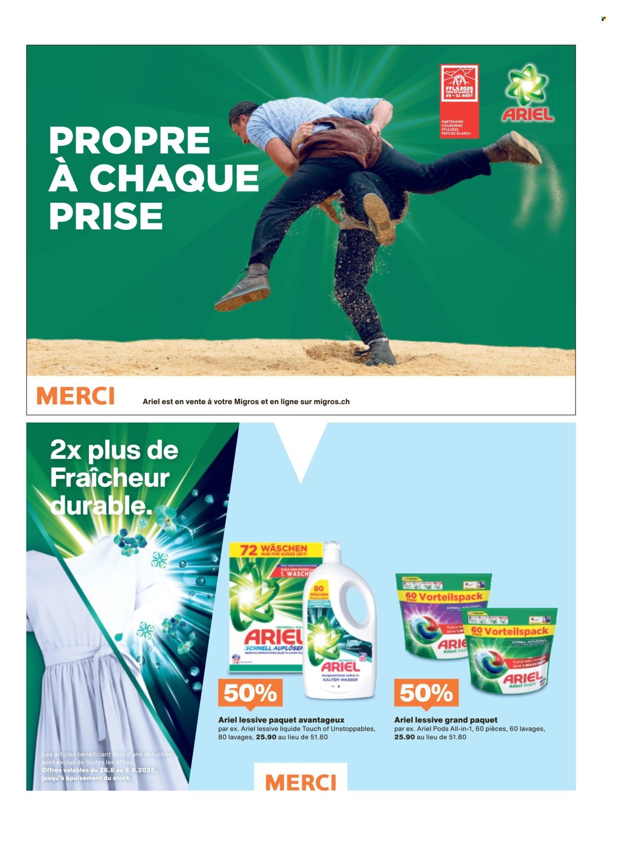 MIGROS Prospekt - Vom 26.8.2025 (2025-08-26 - 2025-09-01)