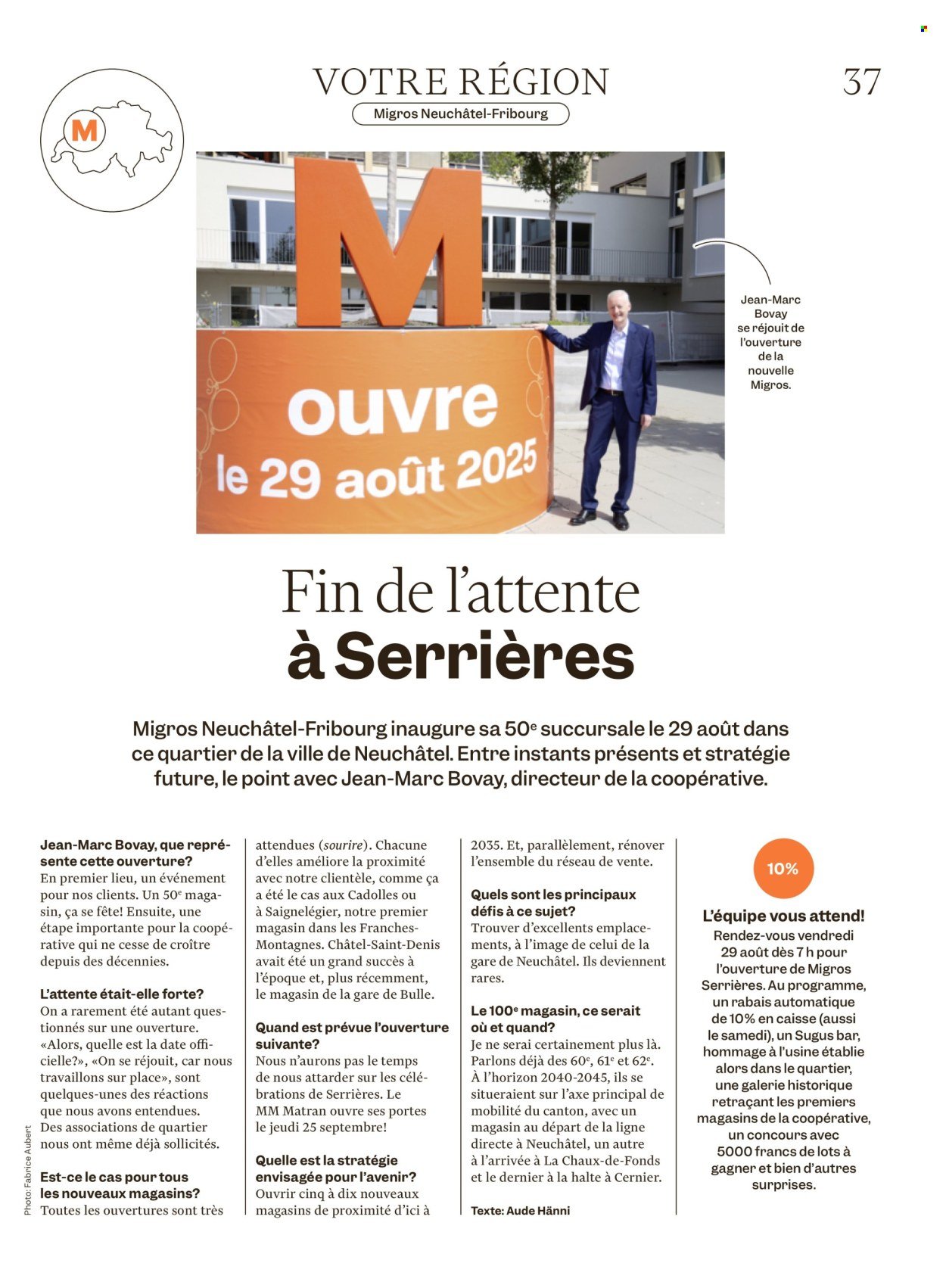 MIGROS Prospekt - Vom 26.8.2025 (2025-08-26 - 2025-09-01)