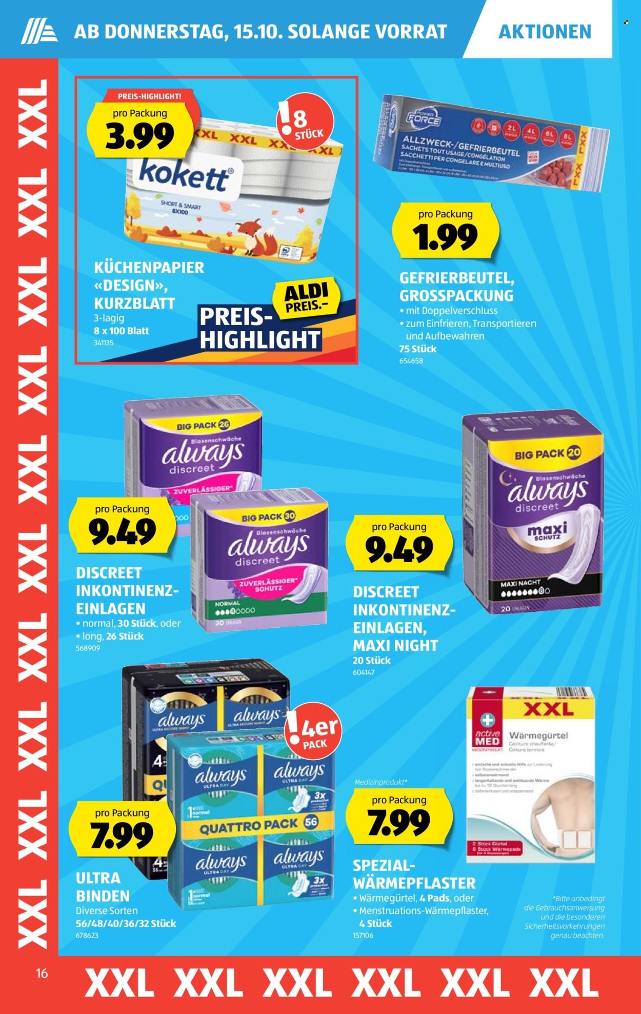 ALDI Prospekt - Vom 15.10.2026