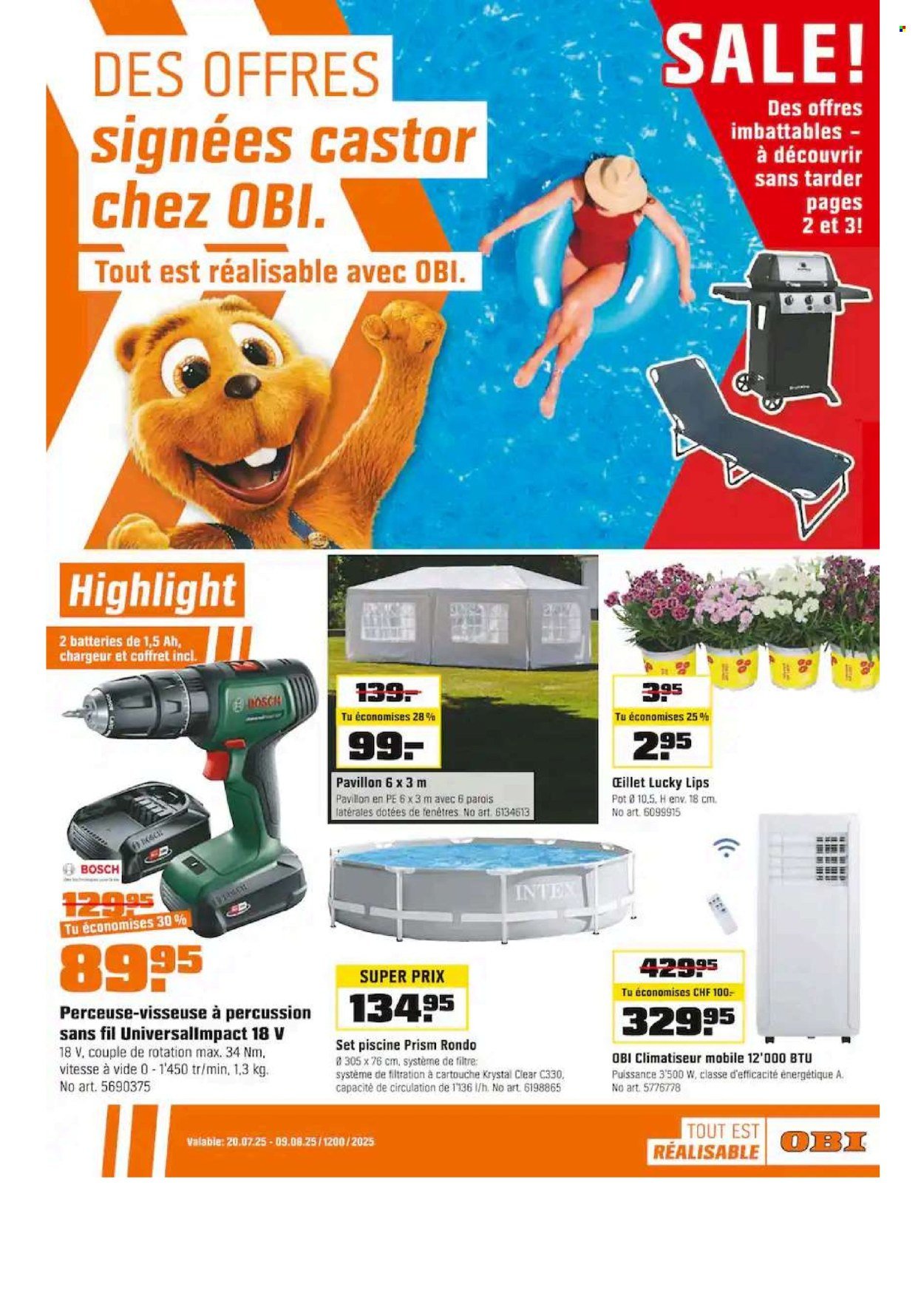 OBI Prospekt - Vom 20.7.2025 (2025-07-20 - 2025-08-09) | 1