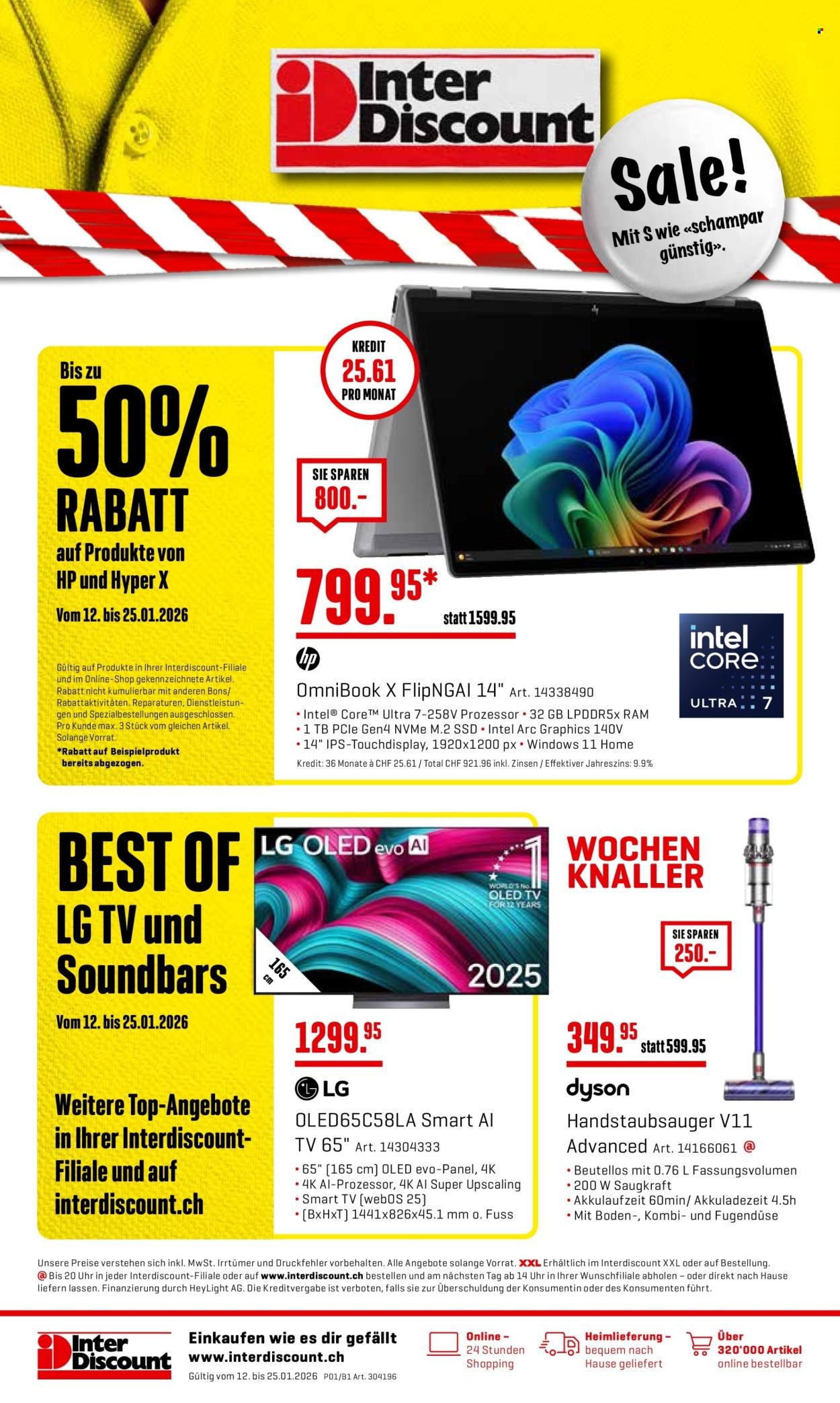 INTERDISCOUNT Prospekt - Vom 12.1.2026 (2026-01-12 - 2026-01-25) | 1