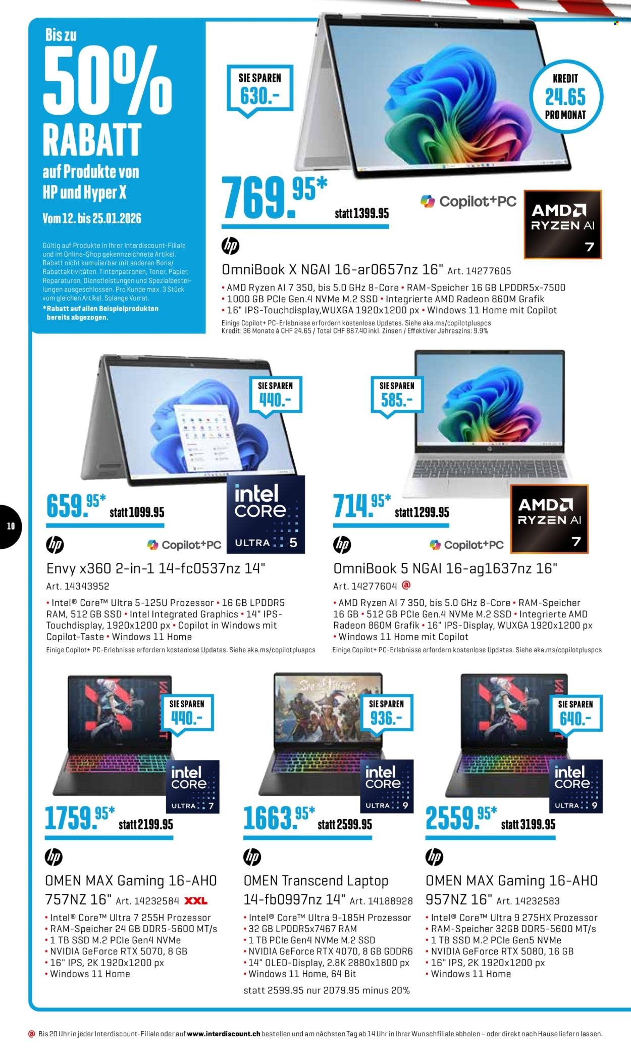INTERDISCOUNT Prospekt - Vom 12.1.2026 (2026-01-12 - 2026-01-25) | 10