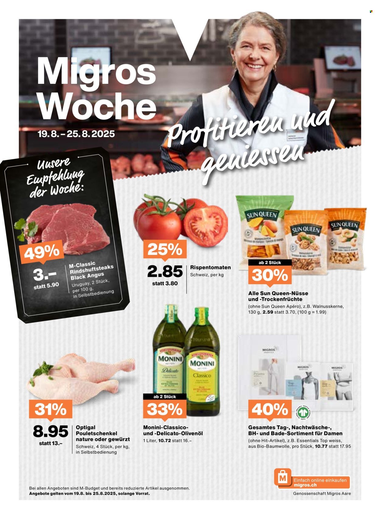 MIGROS Prospekt - Vom 19.8.2025 (2025-08-19 - 2025-08-25) | 1