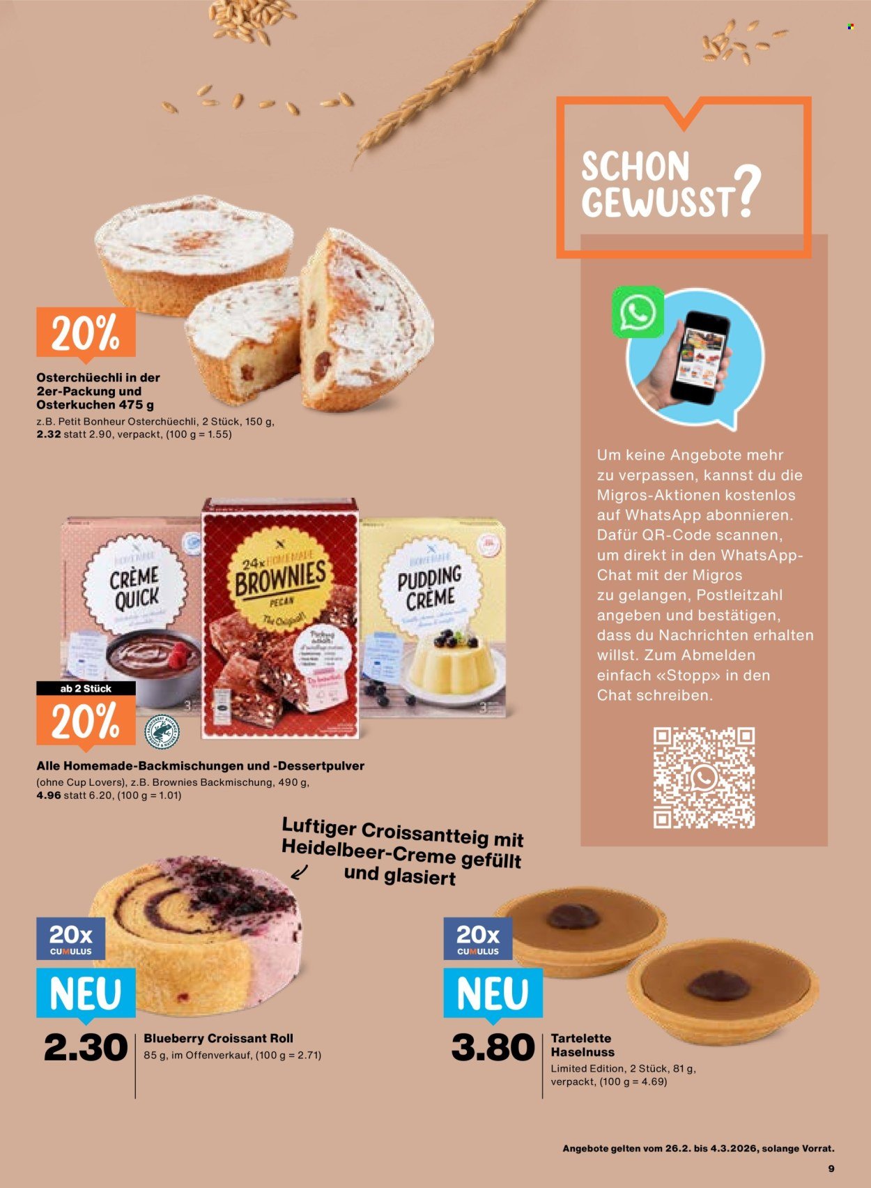 MIGROS Prospekt - Vom 26.2.2026 (2026-02-26 - 2026-03-04) | 9