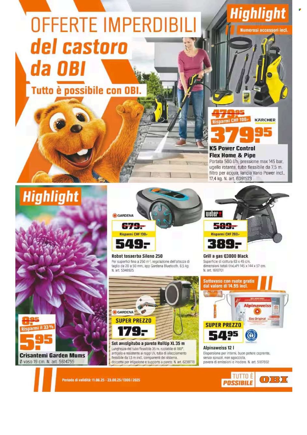 OBI Prospekt - Vom 11.8.2025 (2025-08-11 - 2025-08-23) | 1