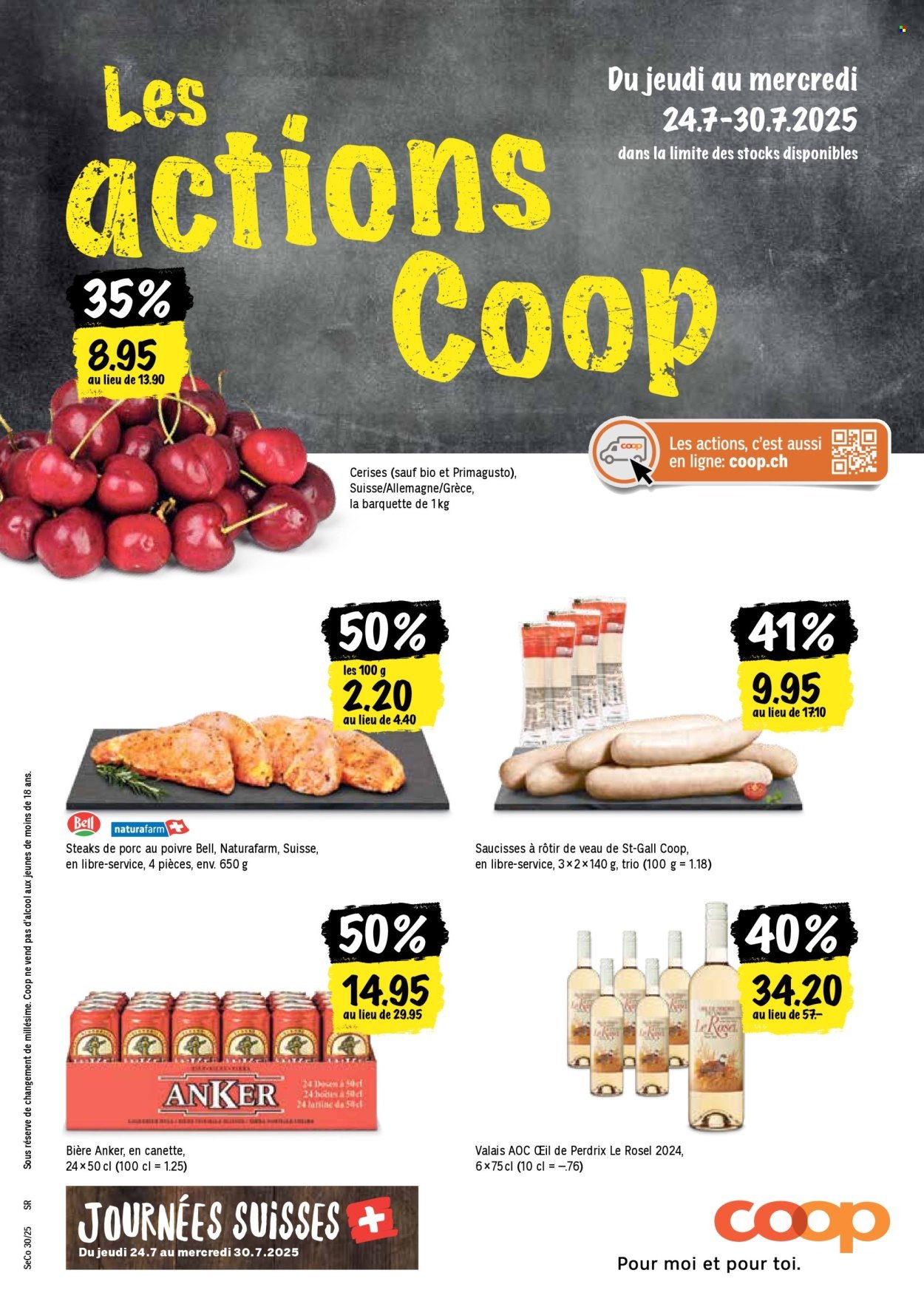 COOP Prospekt - Les actions Coop (2025-07-24 - 2025-07-30) | 1