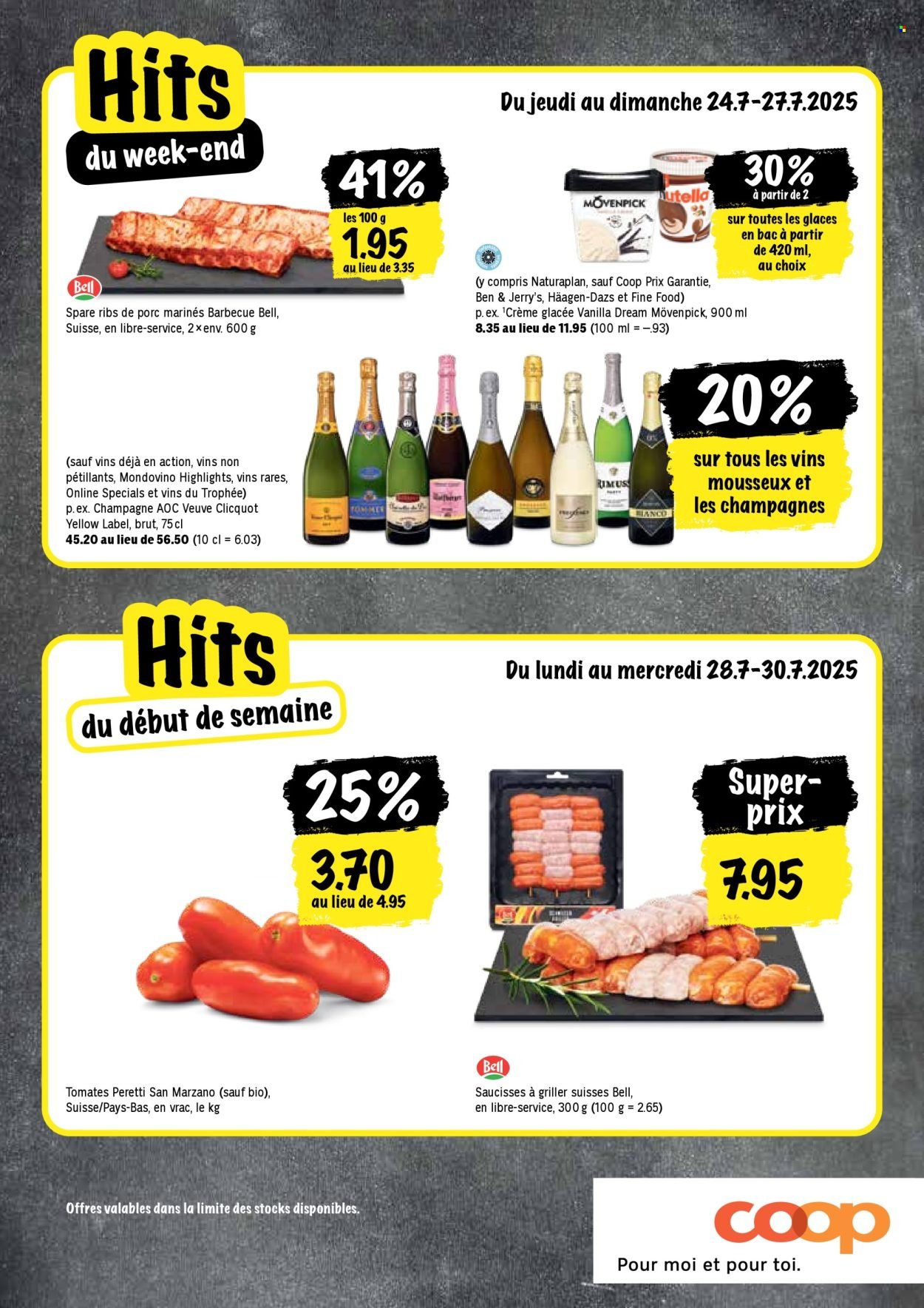 COOP Prospekt - Les actions Coop (2025-07-24 - 2025-07-30)