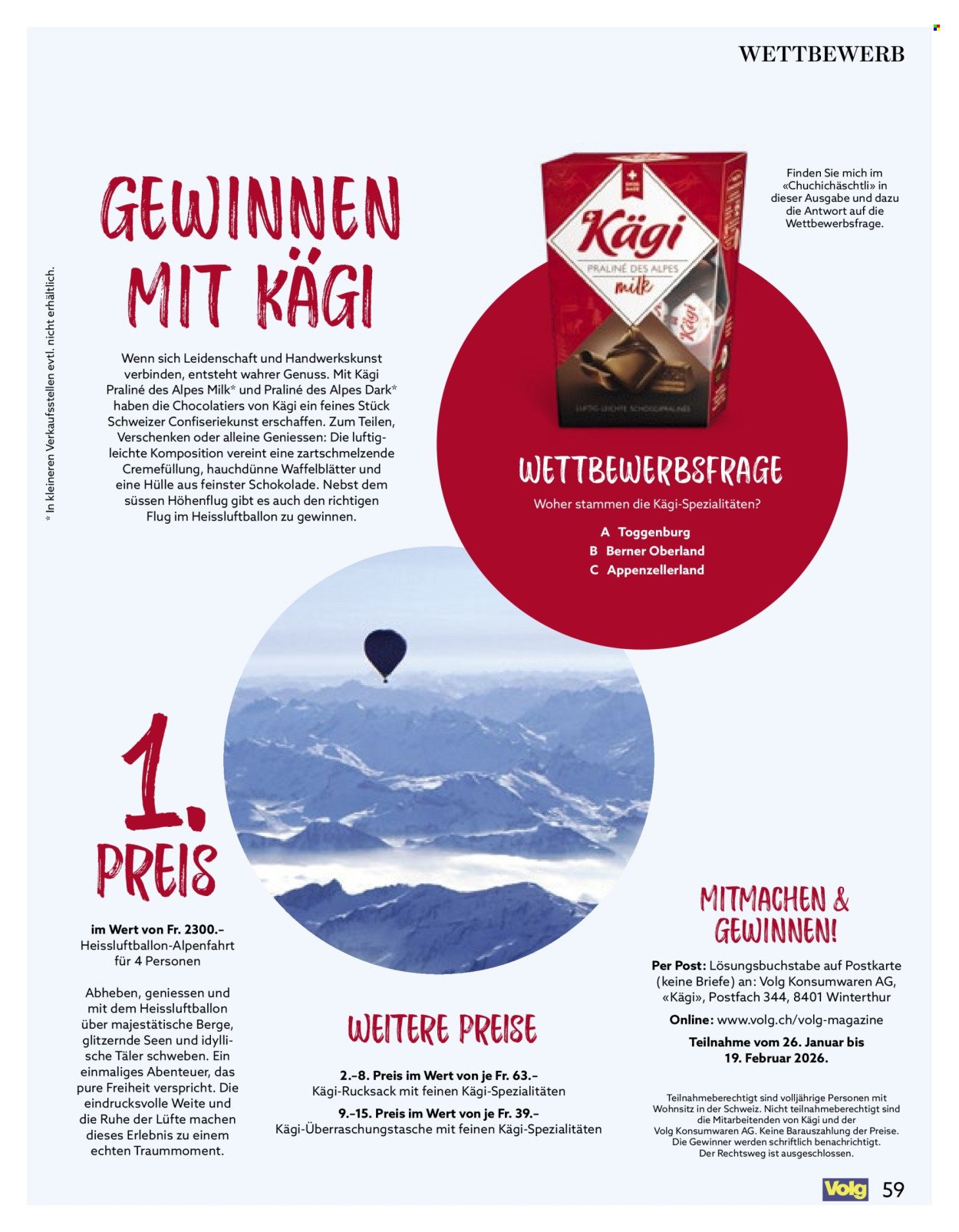 VOLG Prospekt - Vom 1.2.2026 (2026-02-01 - 2026-02-28)