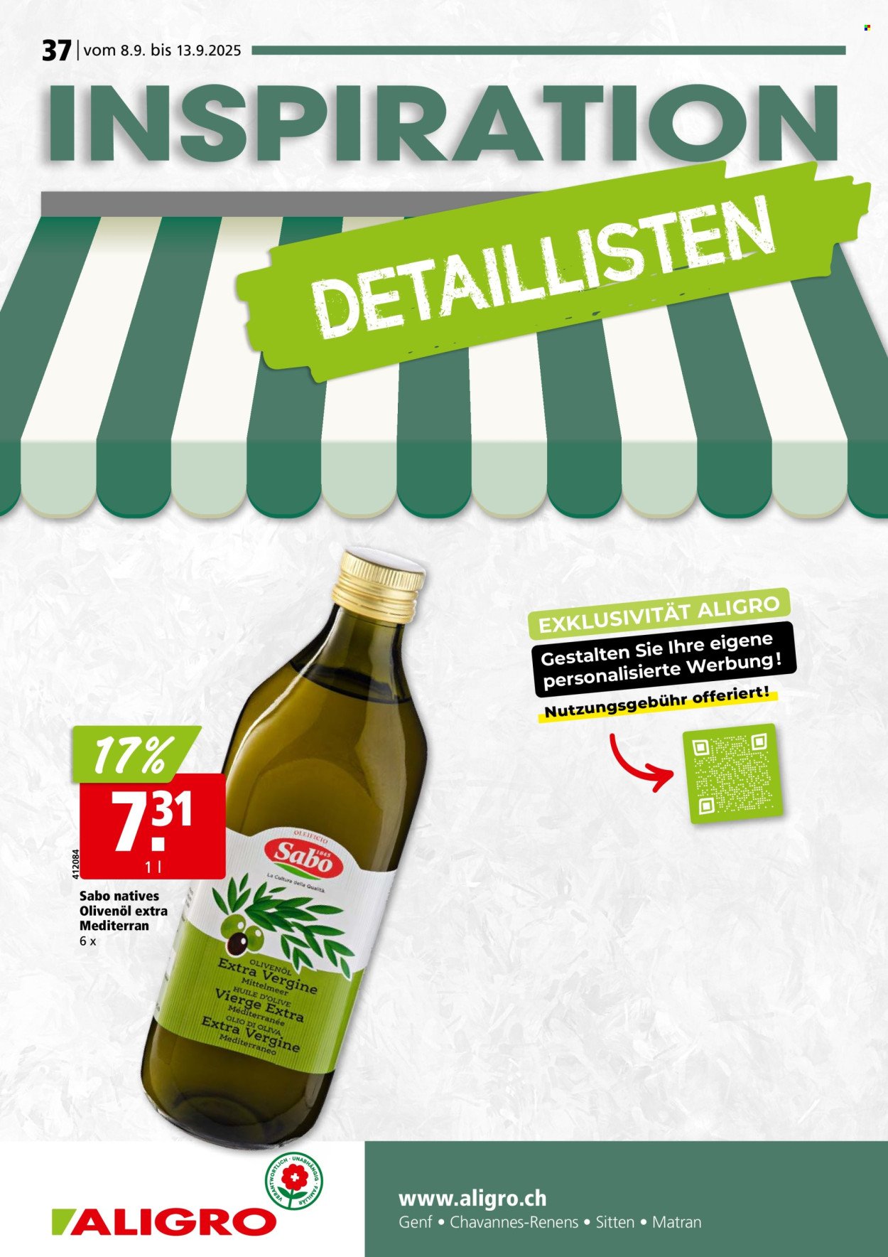 ALIGRO Prospekt - Inspiration Revendeurs (2025-09-08 - 2025-09-13) | 1