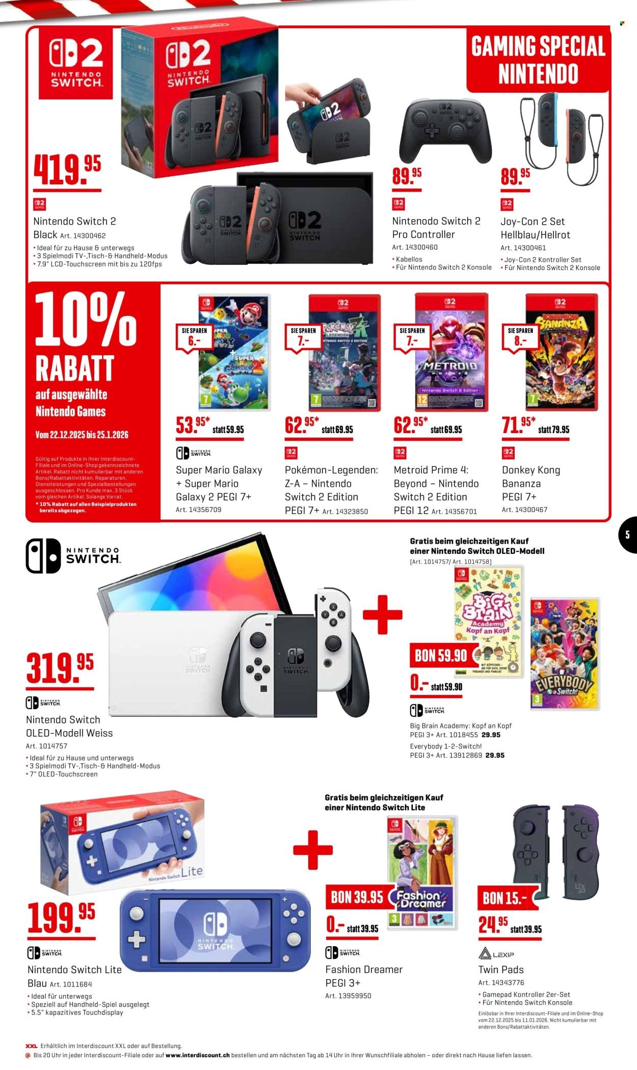 INTERDISCOUNT Prospekt - Gaming Special (2025-12-22 - 2026-01-11)