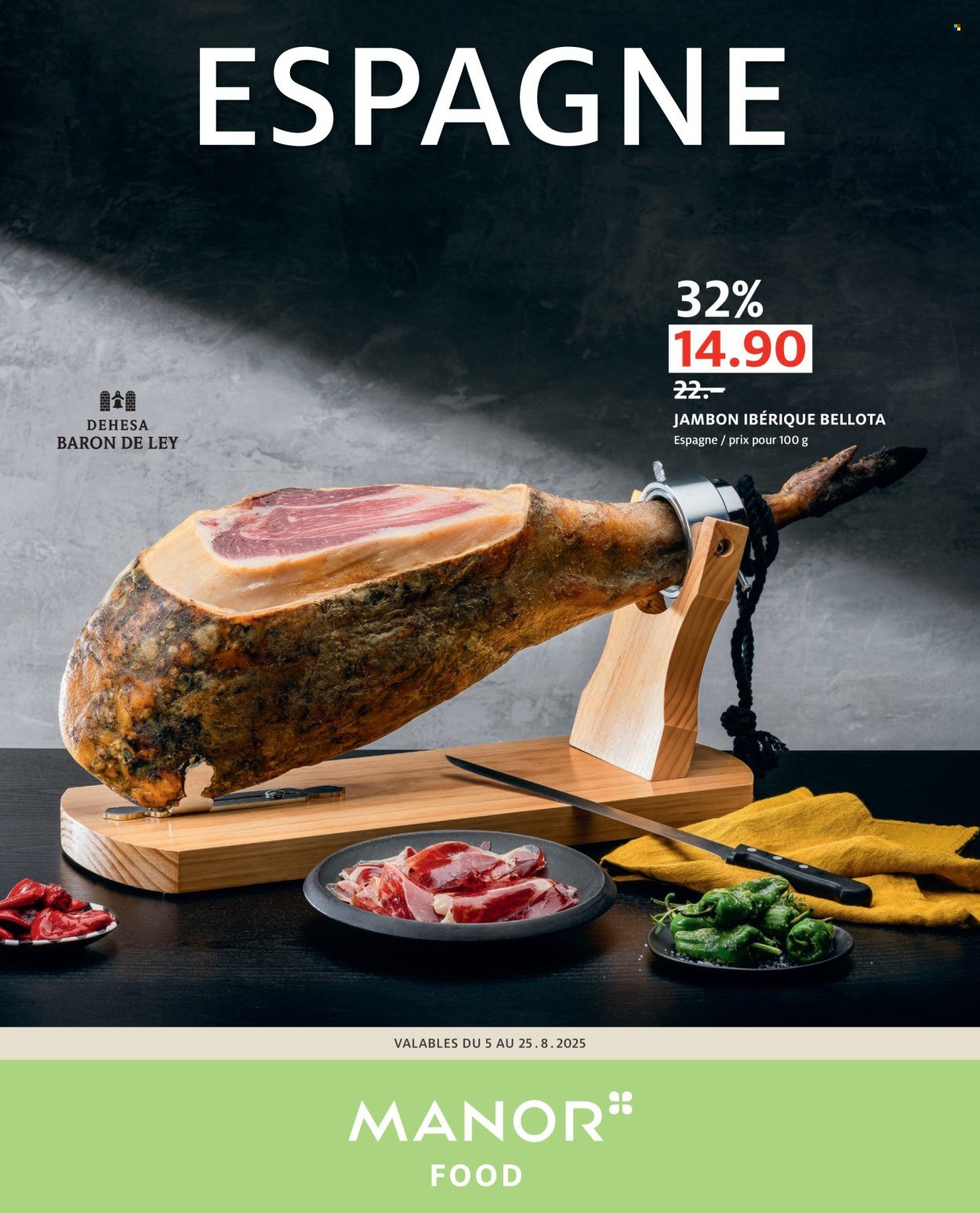 MANOR Prospekt - Dépliant «Délices espagnoles» (2025-08-05 - 2025-08-25) | 1