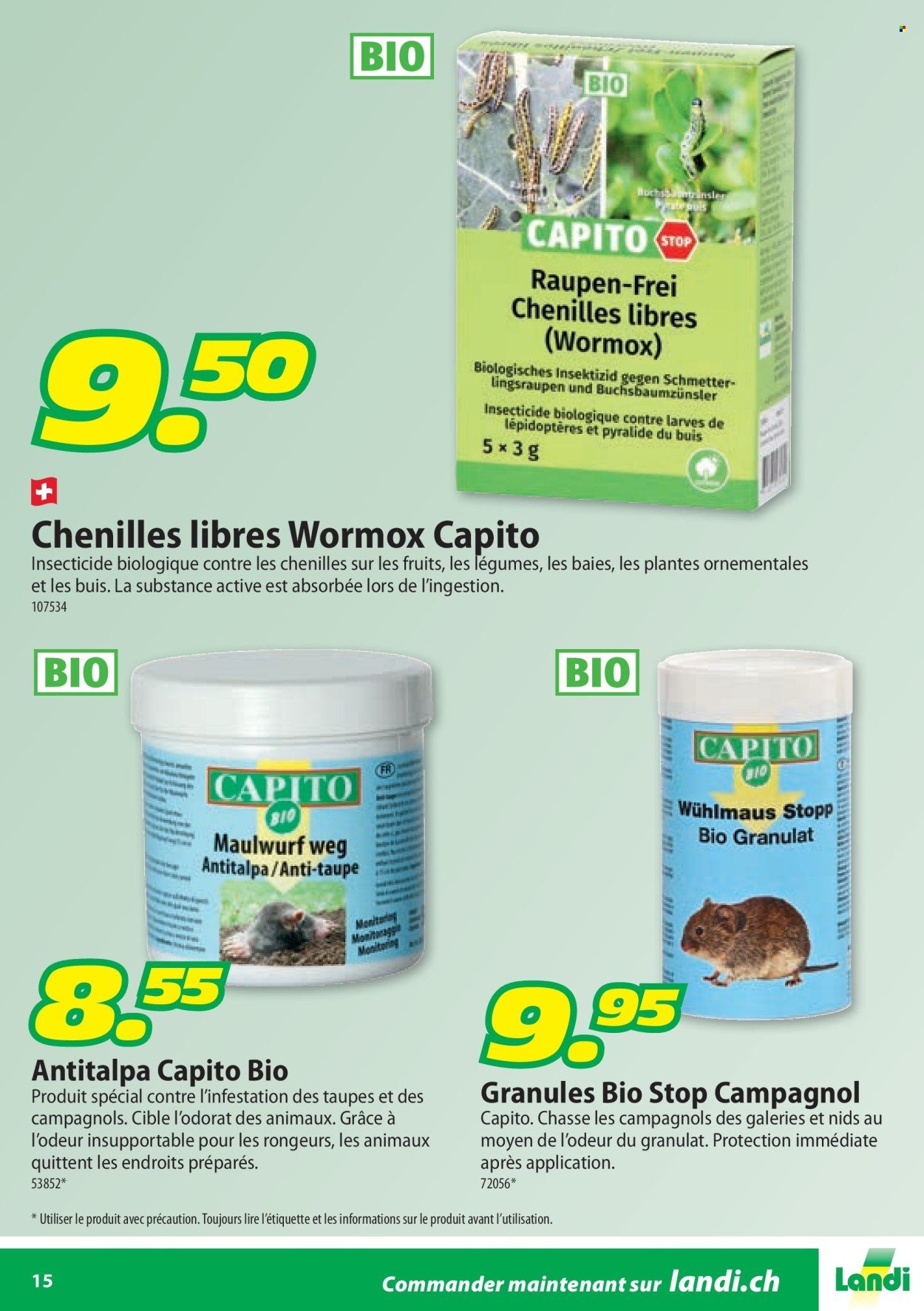 LANDI Prospekt - Pesticides et engrais