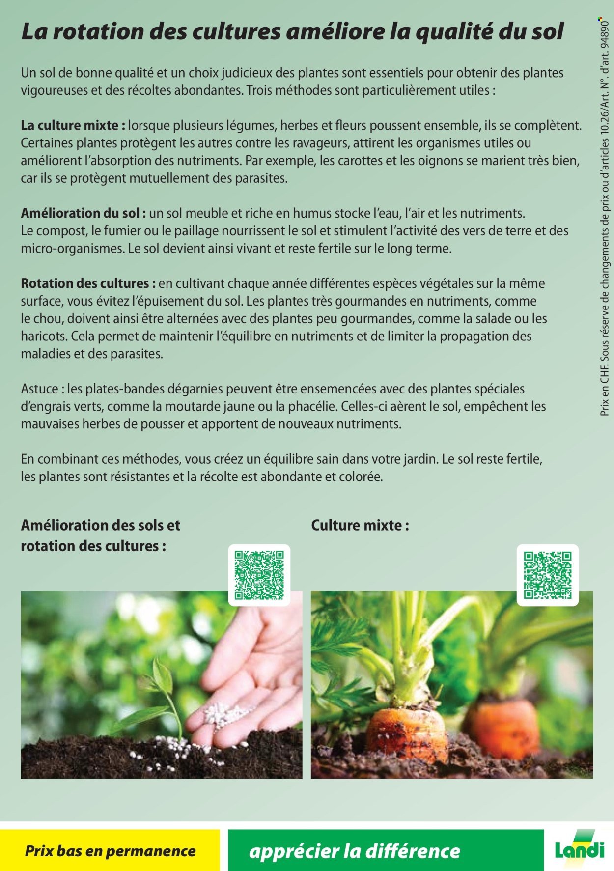 LANDI Prospekt - Pesticides et engrais