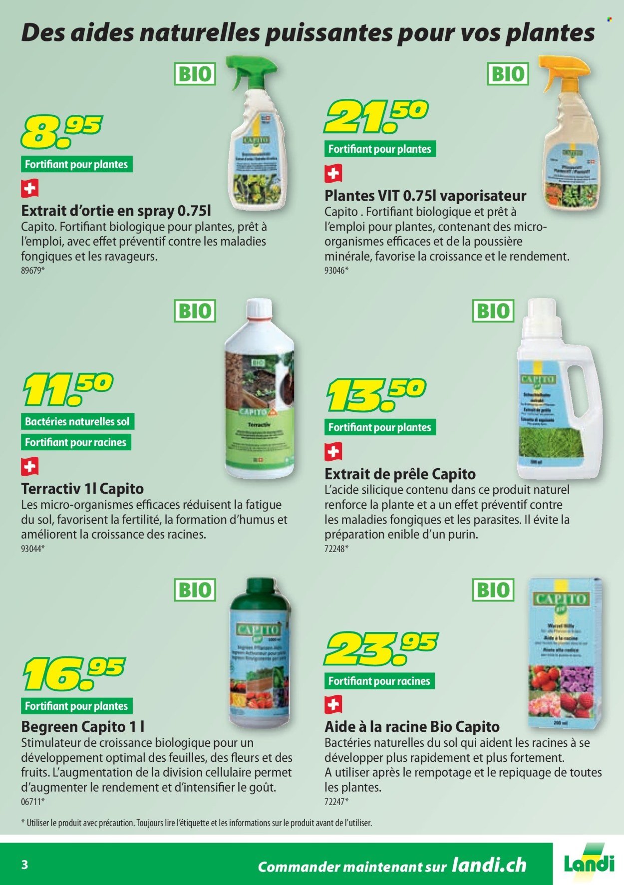 LANDI Prospekt - Pesticides et engrais