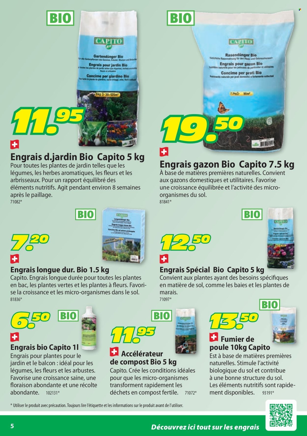 LANDI Prospekt - Pesticides et engrais