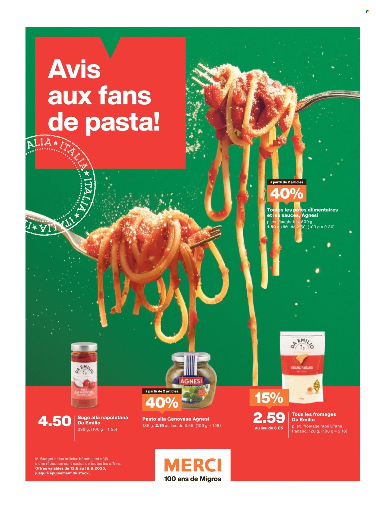 MIGROS Prospekt - Vom 12.8.2025 (2025-08-12 - 2025-08-18)