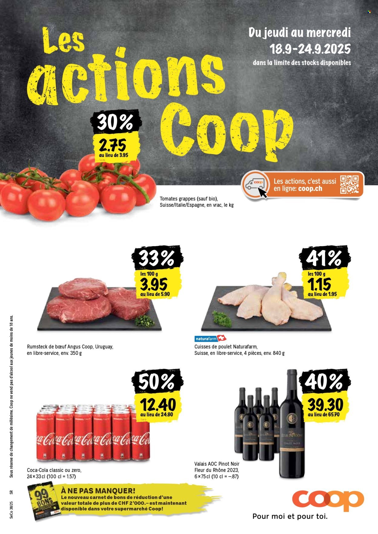 COOP Prospekt - Les actions Coop (2025-09-18 - 2025-09-24)