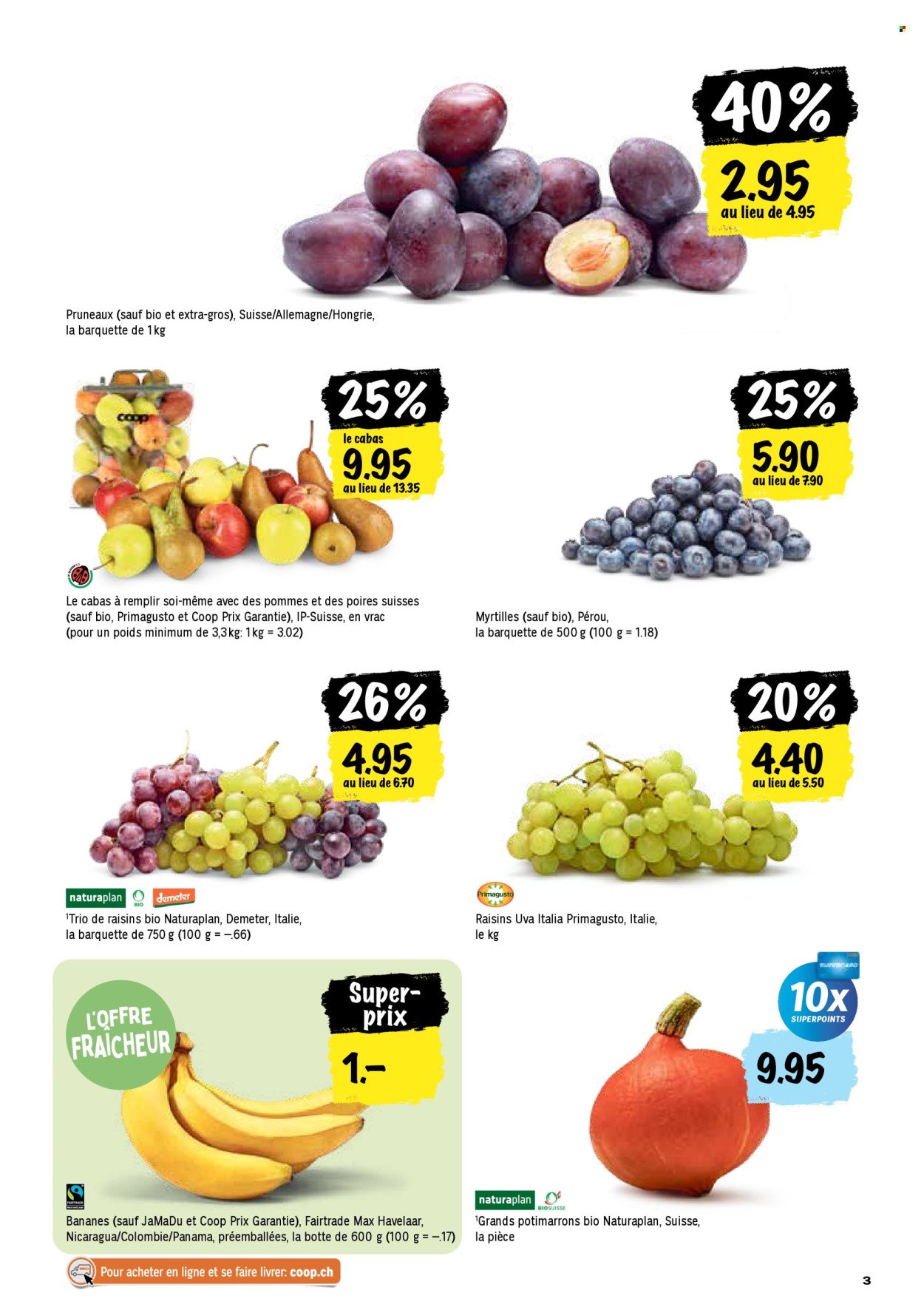 COOP Prospekt - Les actions Coop (2025-09-18 - 2025-09-24)