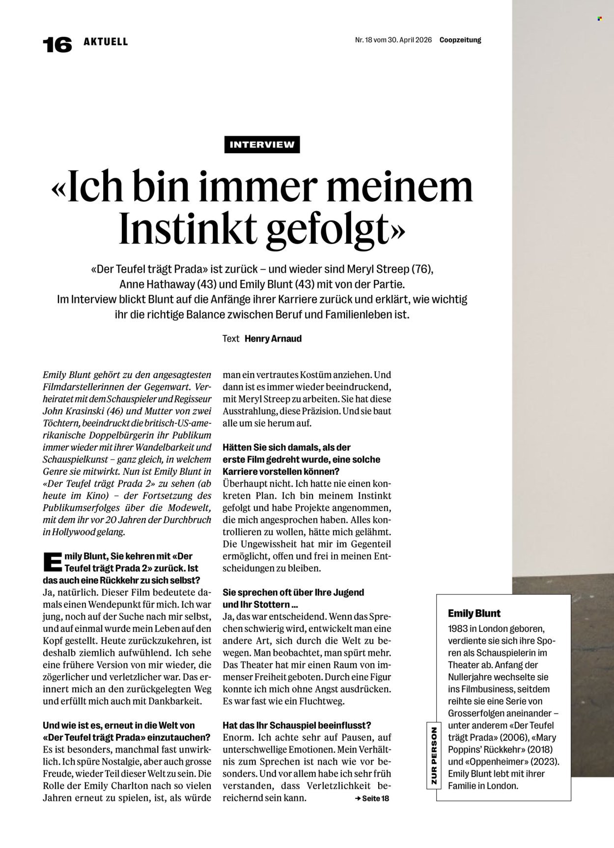 COOP Prospekt - COOPZEITUNG (2026-04-30 - 2026-05-06)