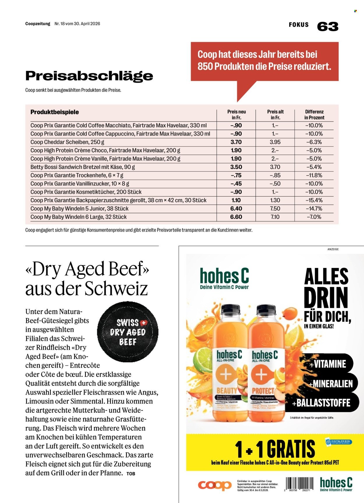 COOP Prospekt - COOPZEITUNG (2026-04-30 - 2026-05-06)