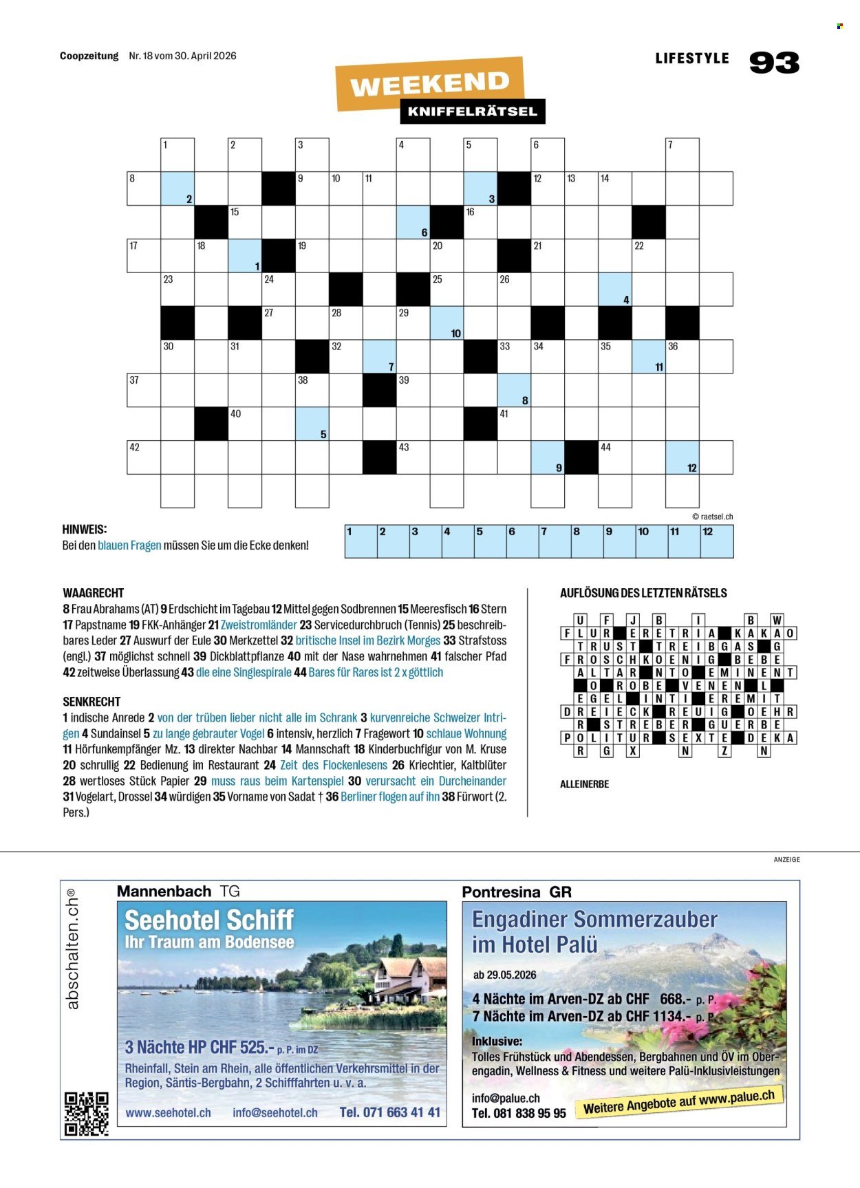 COOP Prospekt - COOPZEITUNG (2026-04-30 - 2026-05-06)