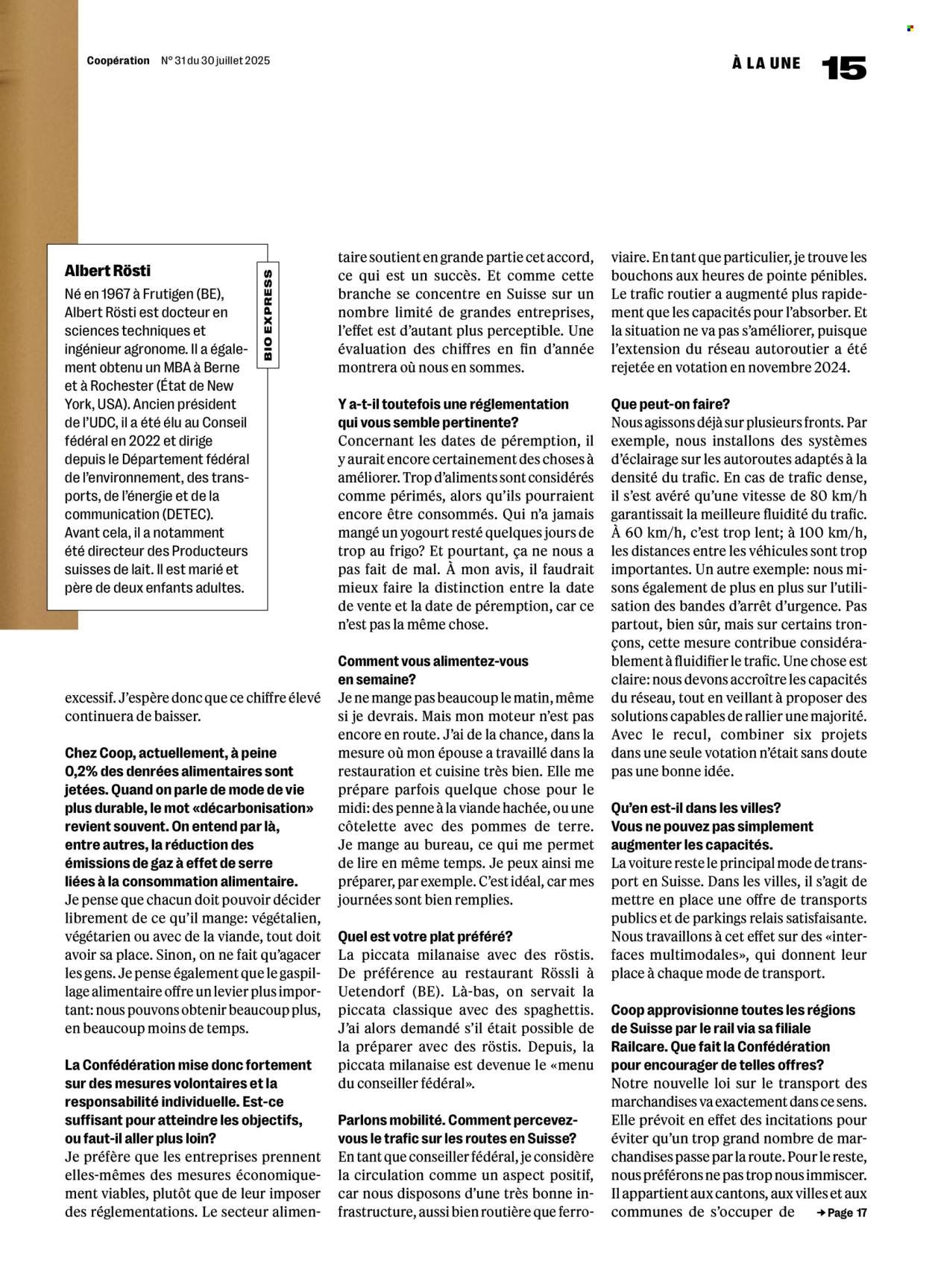 COOP Prospekt - Coopération (2025-07-31 - 2025-08-06)