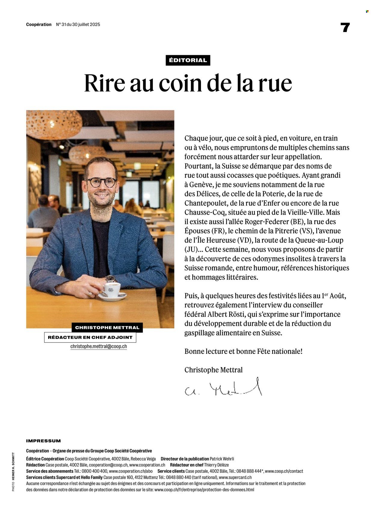 COOP Prospekt - Coopération (2025-07-31 - 2025-08-06)
