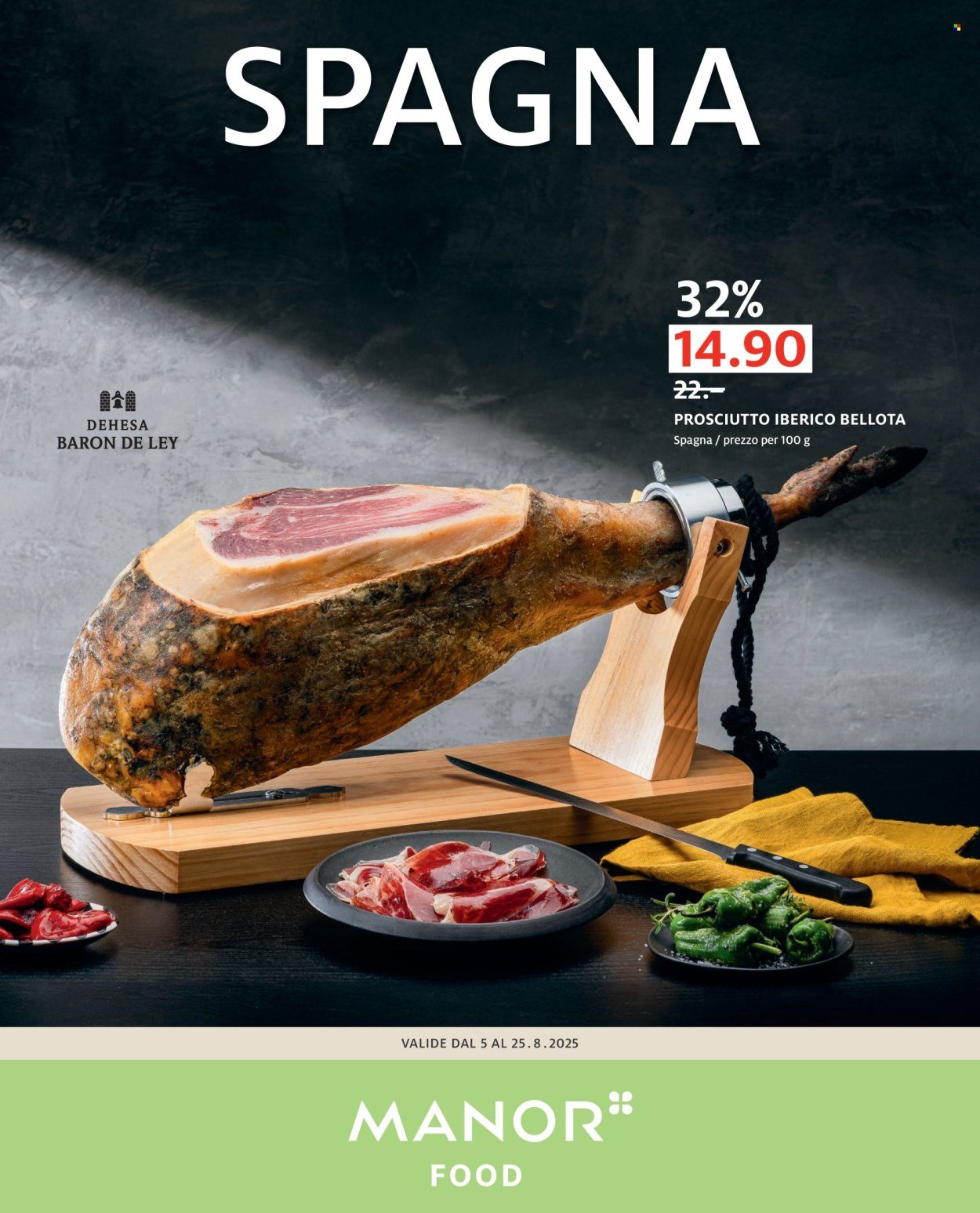 MANOR Prospekt - Volantino «Delizie spagnole» (2025-08-05 - 2025-08-25) | 1