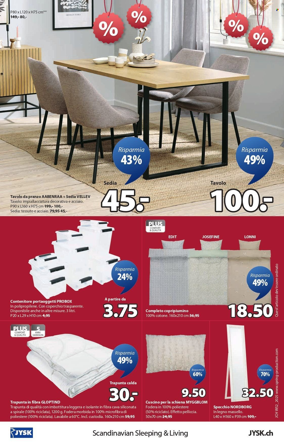 JYSK Prospekt - Grandi offerte (2025-12-23 - 2026-01-05)