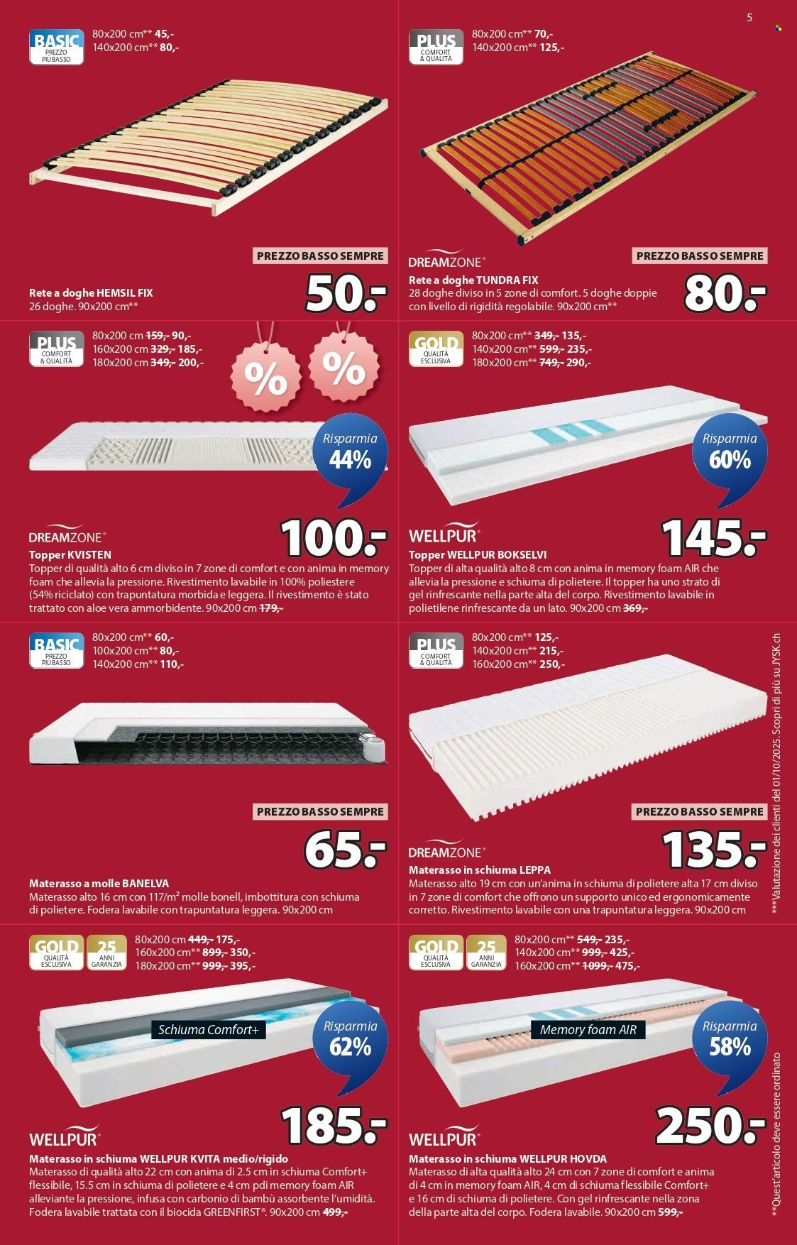 JYSK Prospekt - Grandi offerte (2025-12-23 - 2026-01-05)