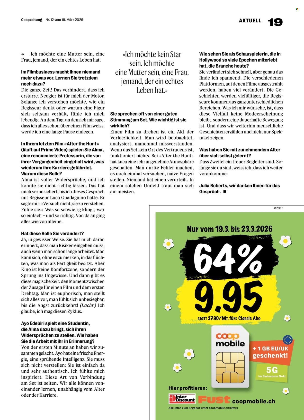 COOP Prospekt - COOPZEITUNG (2026-03-19 - 2026-03-25)